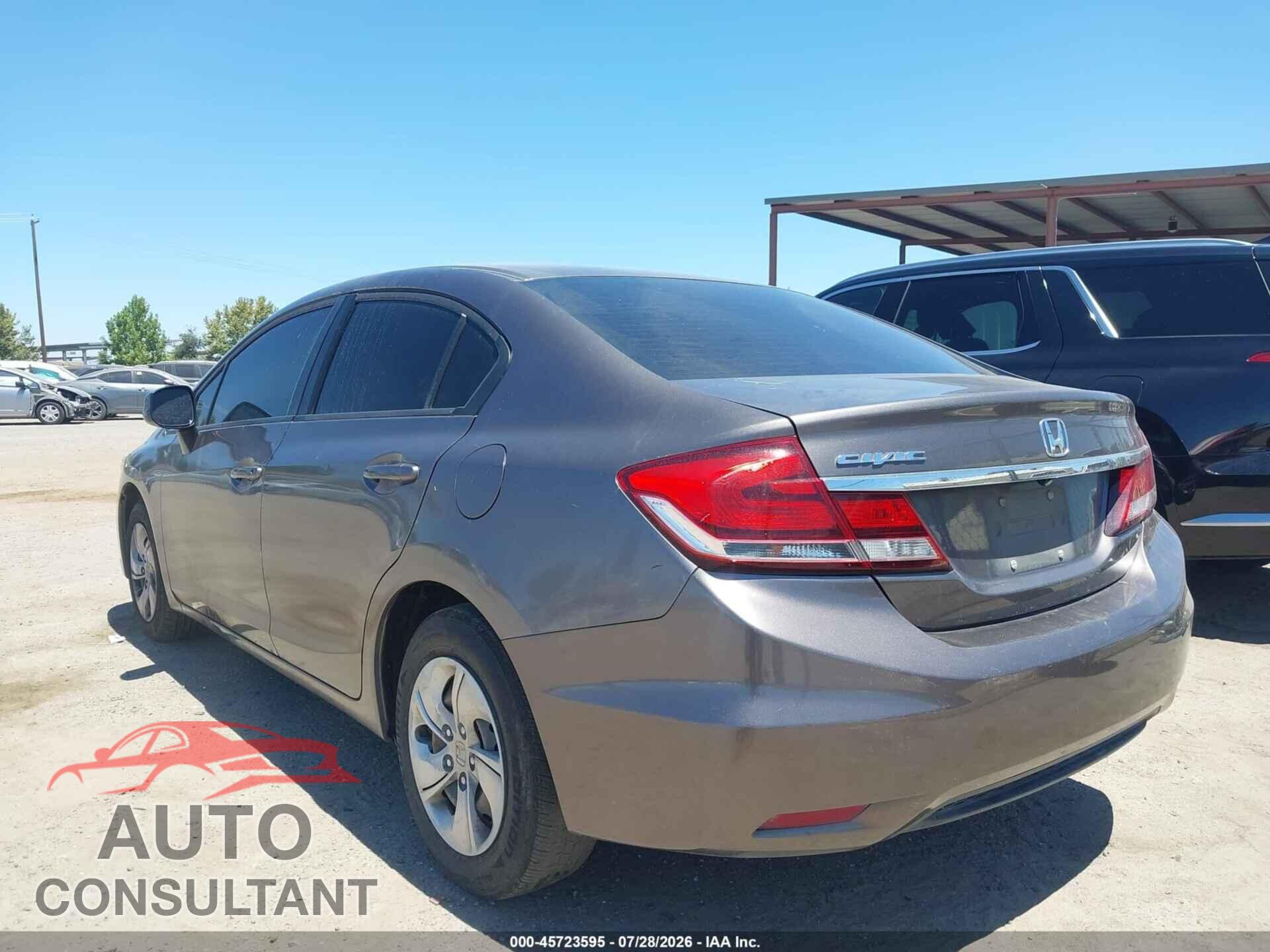 HONDA CIVIC 2013 - 19XFB2F53DE279539