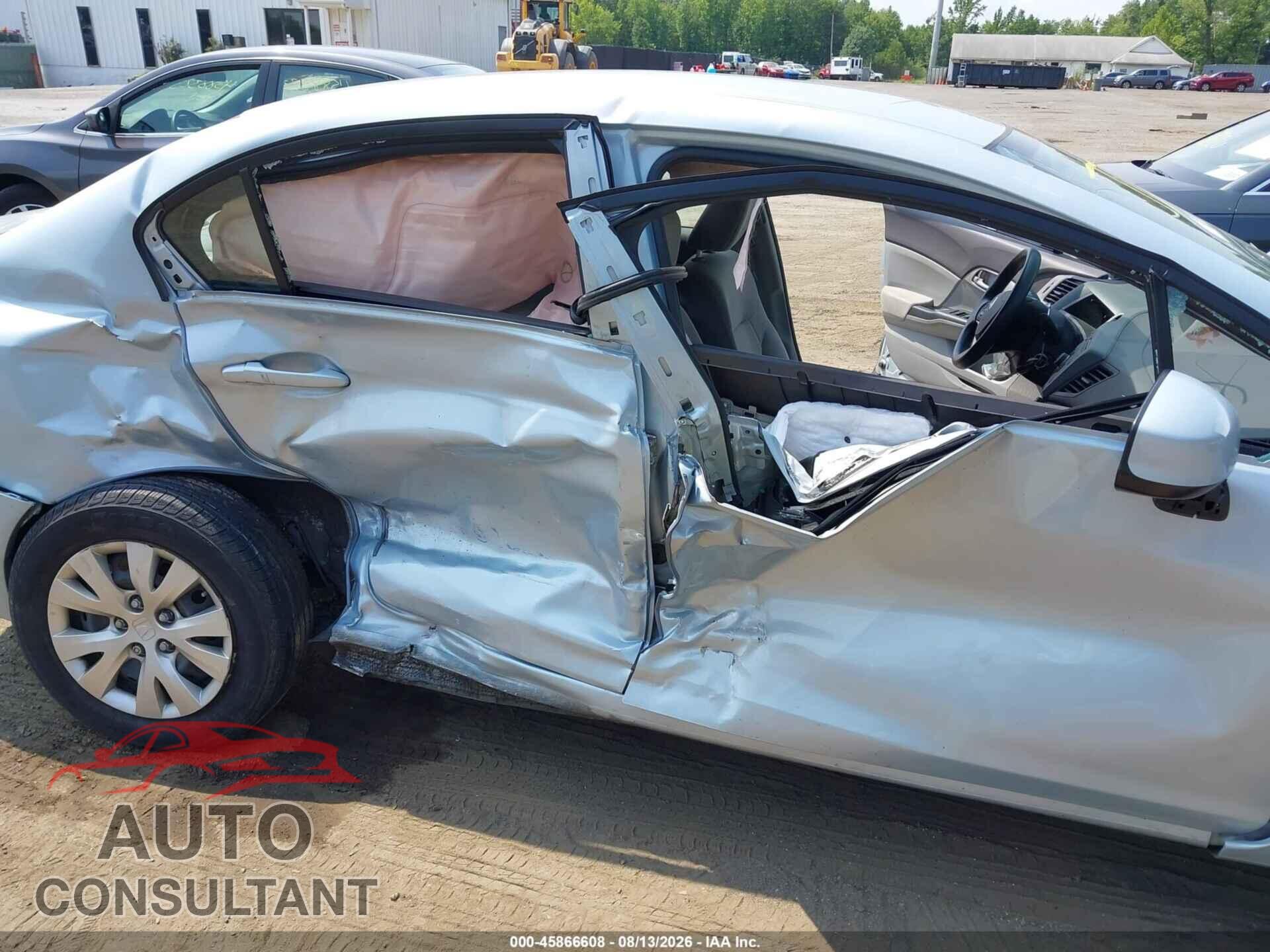 HONDA CIVIC 2012 - 2HGFB2F52CH510922