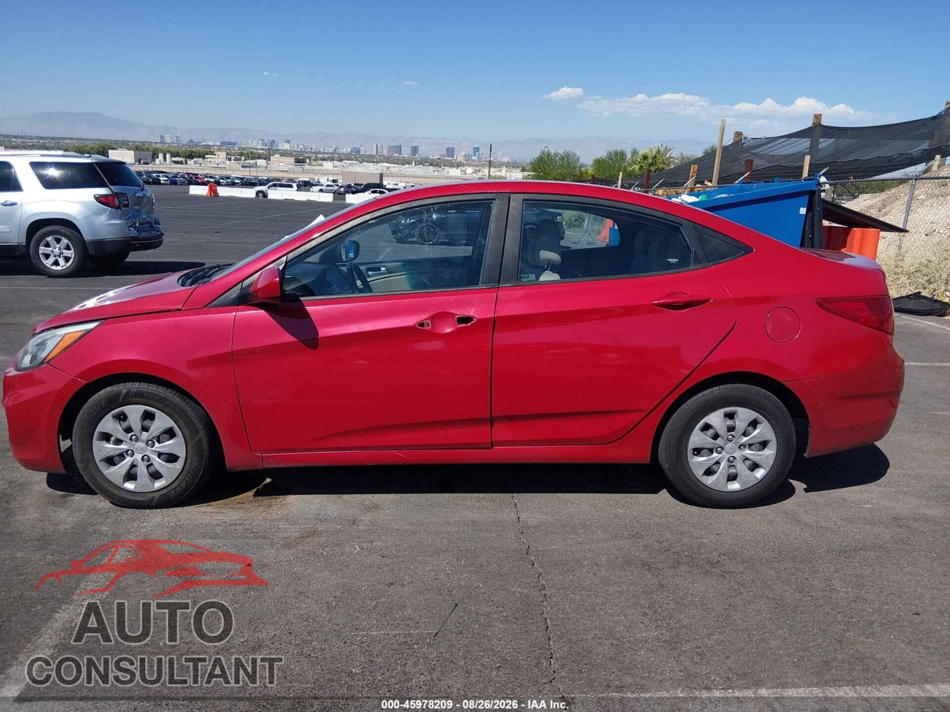 HYUNDAI ACCENT 2016 - KMHCT4AE4GU120601