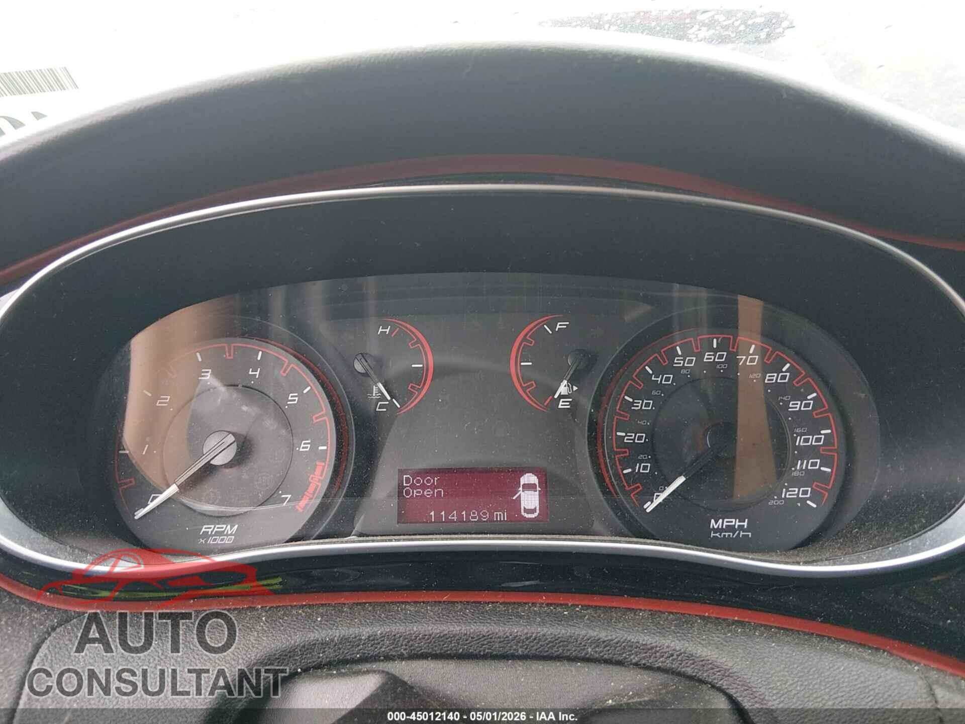 DODGE DART 2016 - 1C3CDFBB2GD645565
