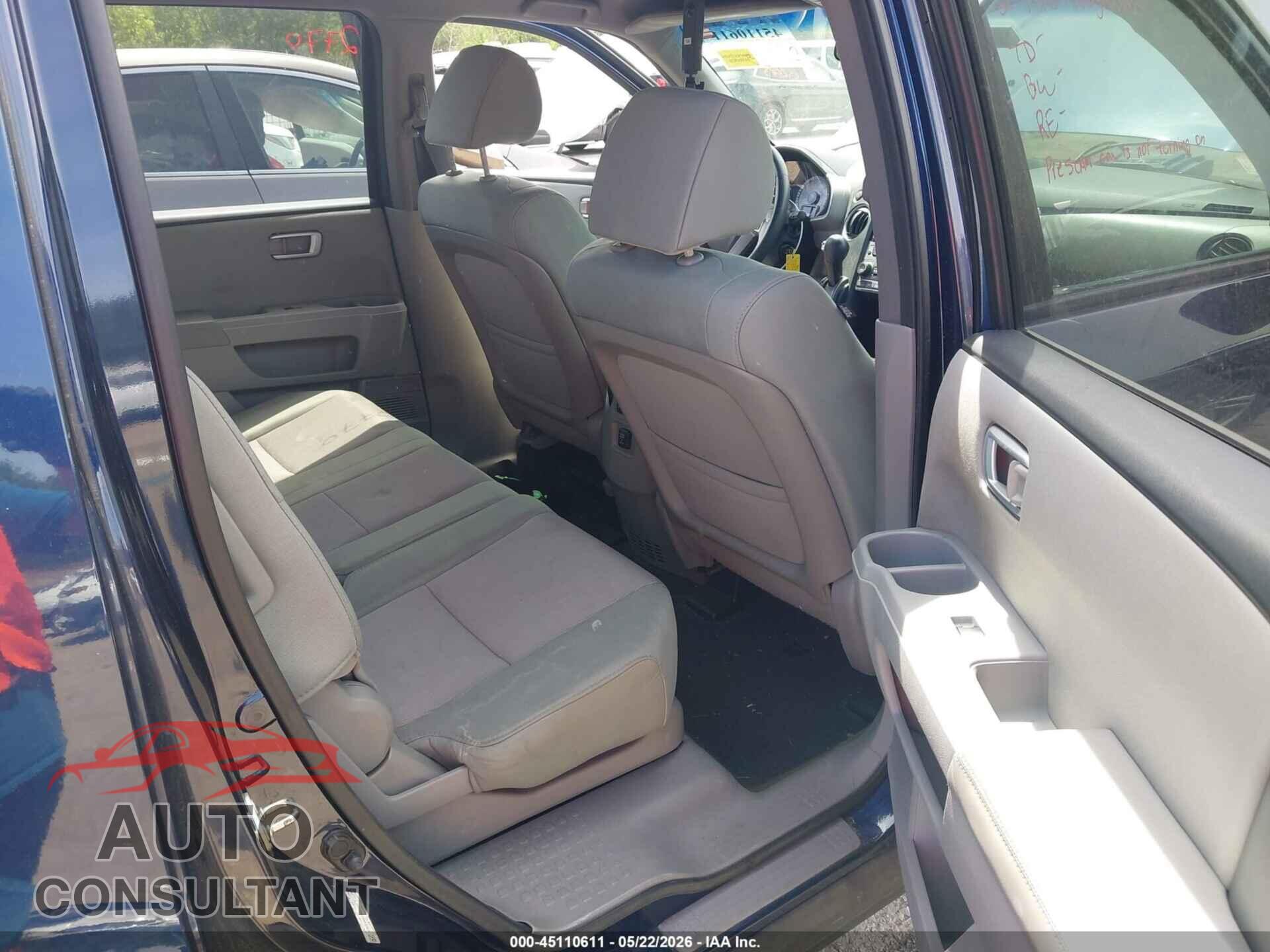 HONDA PILOT 2014 - 5FNYF4H45EB053804