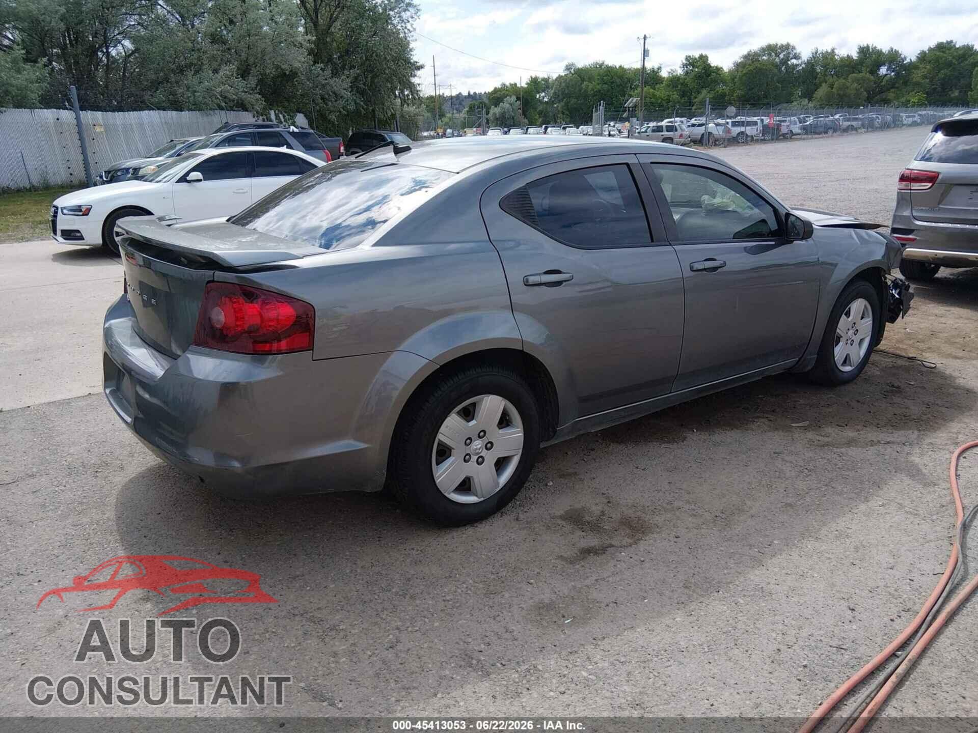 DODGE AVENGER 2013 - 1C3CDZAG0DN575830