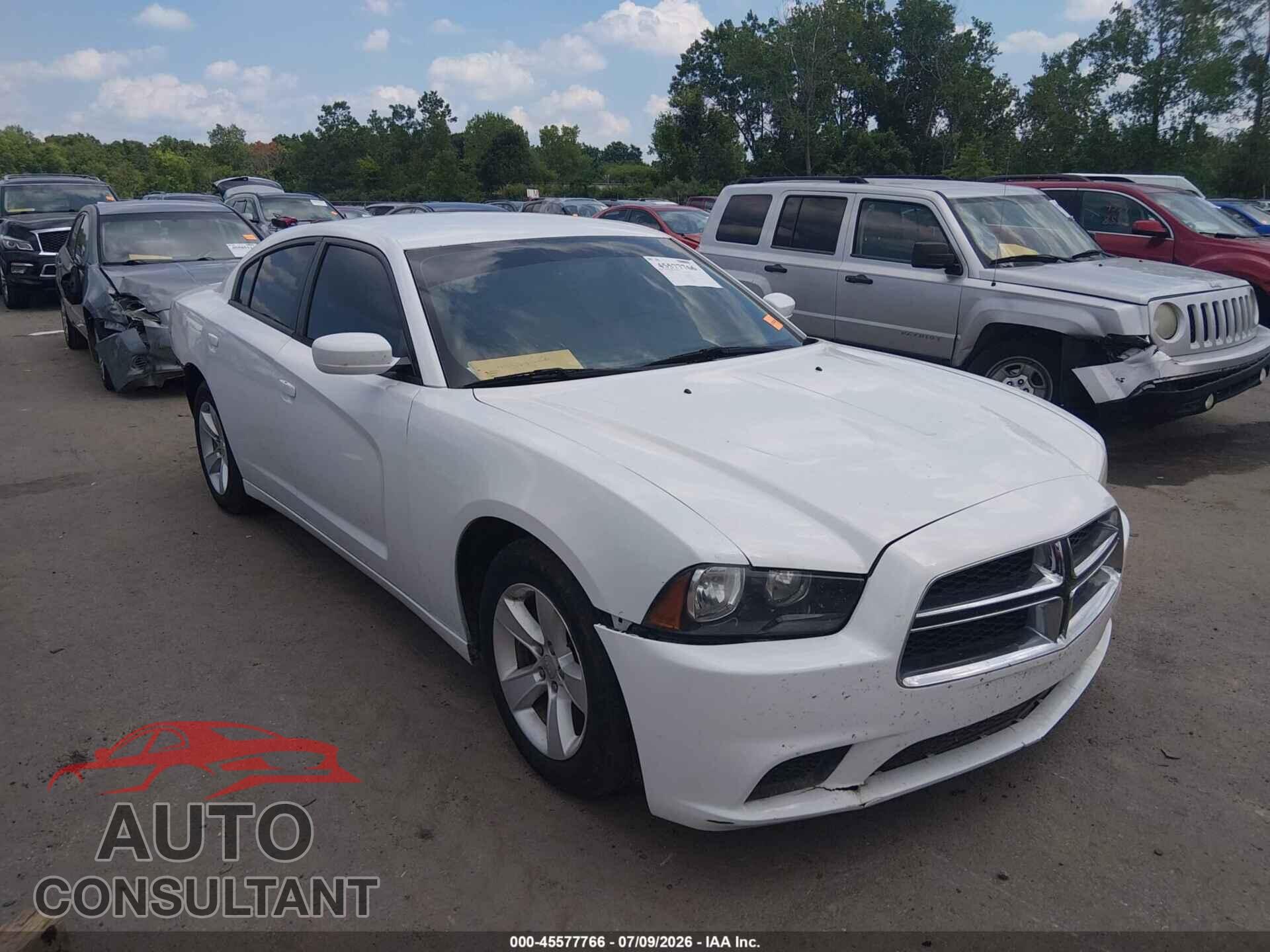 DODGE CHARGER 2012 - 2C3CDXBG6CH153376