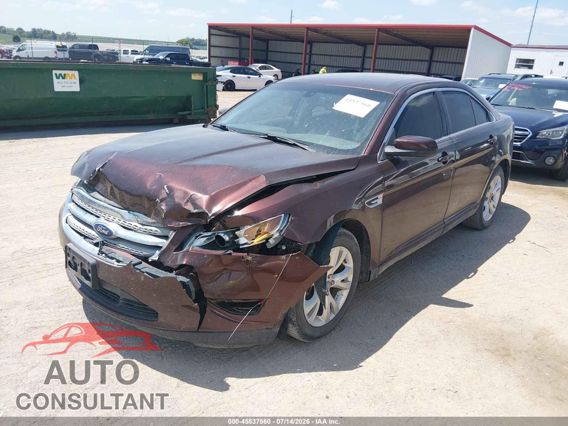 FORD TAURUS 2012 - 1FAHP2EWXCG123815
