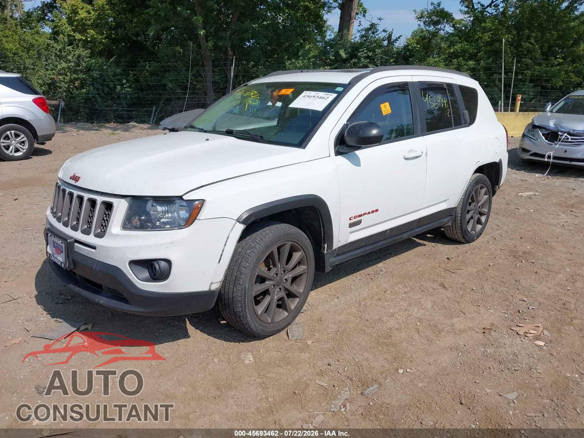 JEEP COMPASS 2017 - 1C4NJCBB0HD186470