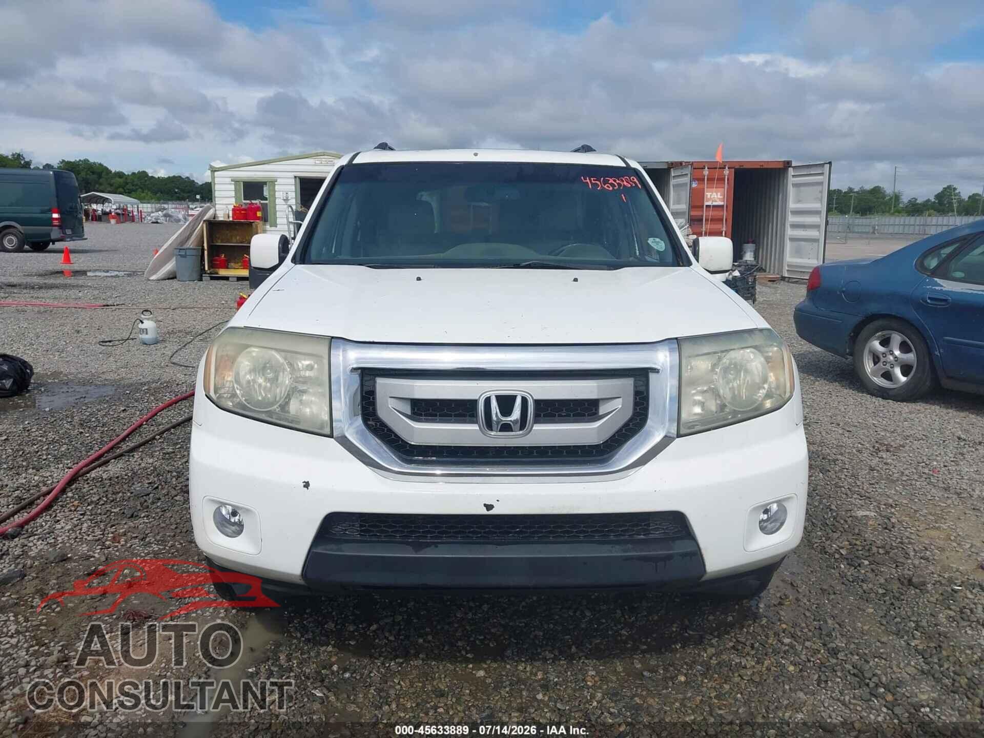 HONDA PILOT 2011 - 5FNYF3H72BB044994