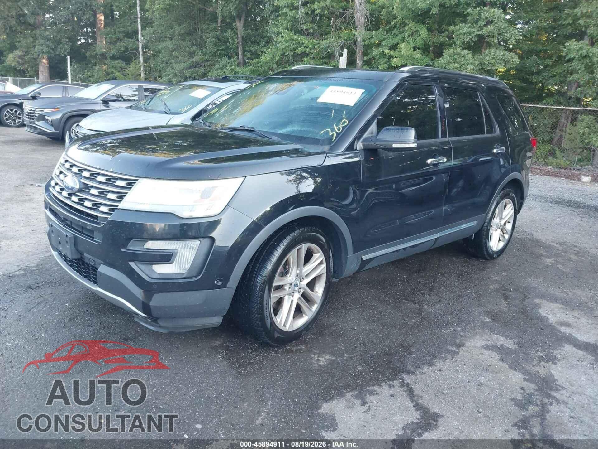 FORD EXPLORER 2017 - 1FM5K8F80HGC18837