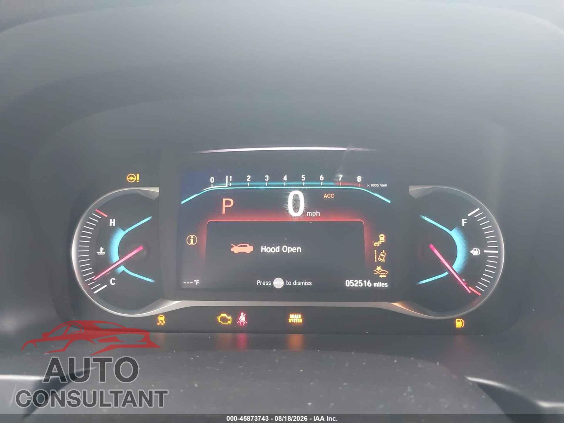 HONDA PILOT 2021 - 5FNYF6H28MB086367