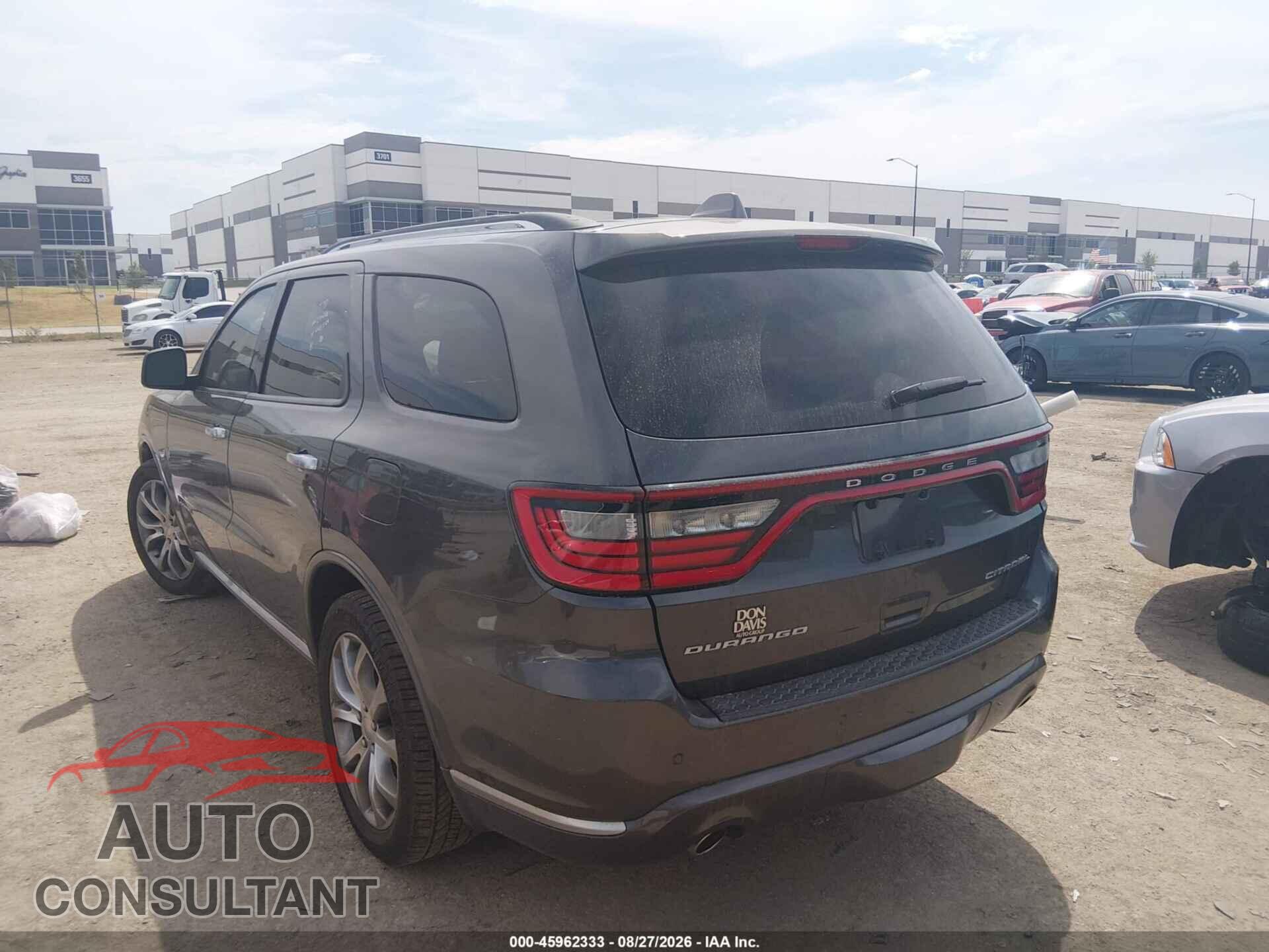 DODGE DURANGO 2016 - 1C4RDHEG8GC446549