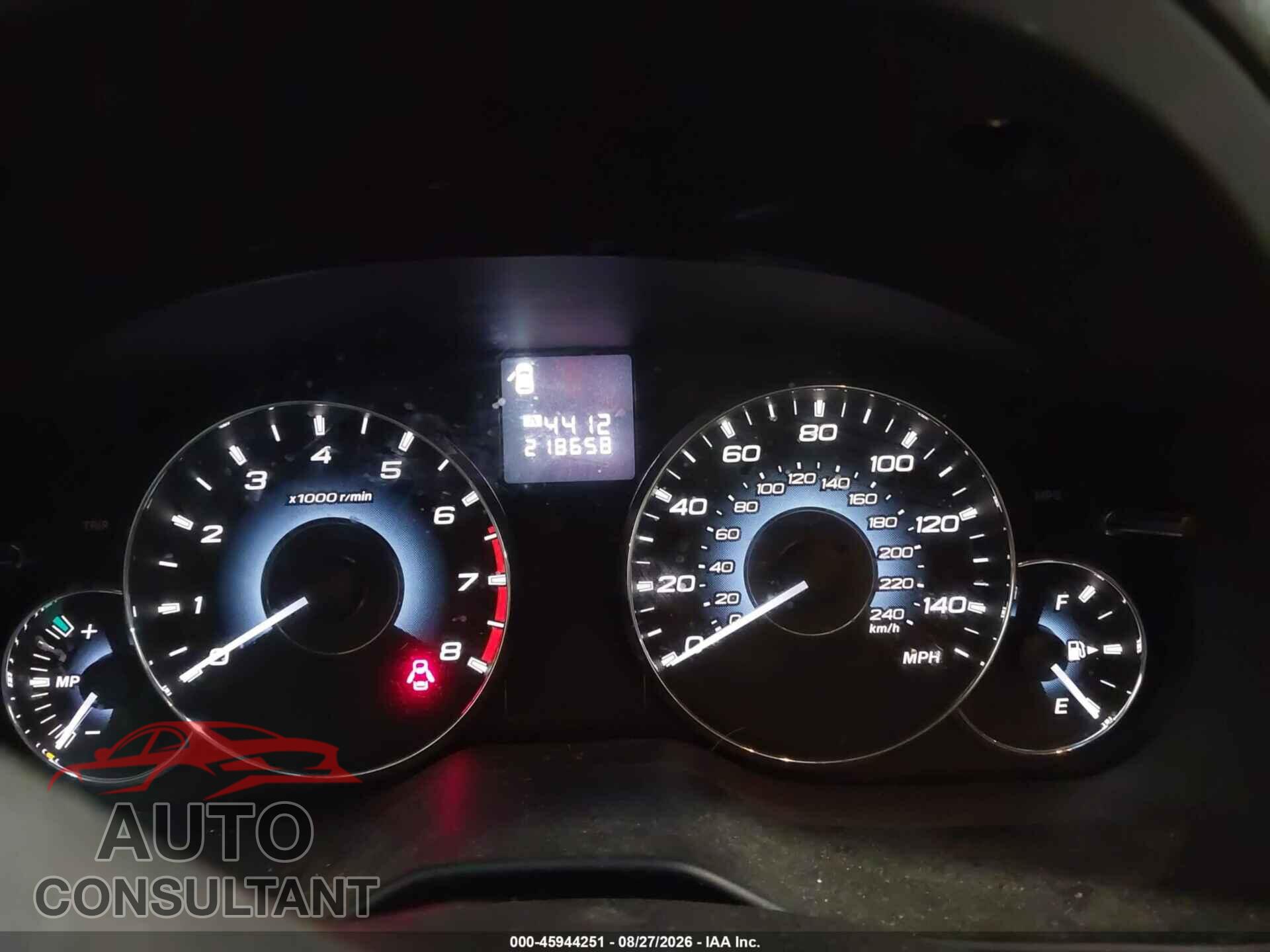 SUBARU OUTBACK 2010 - 4S4BRBCC9A3352635