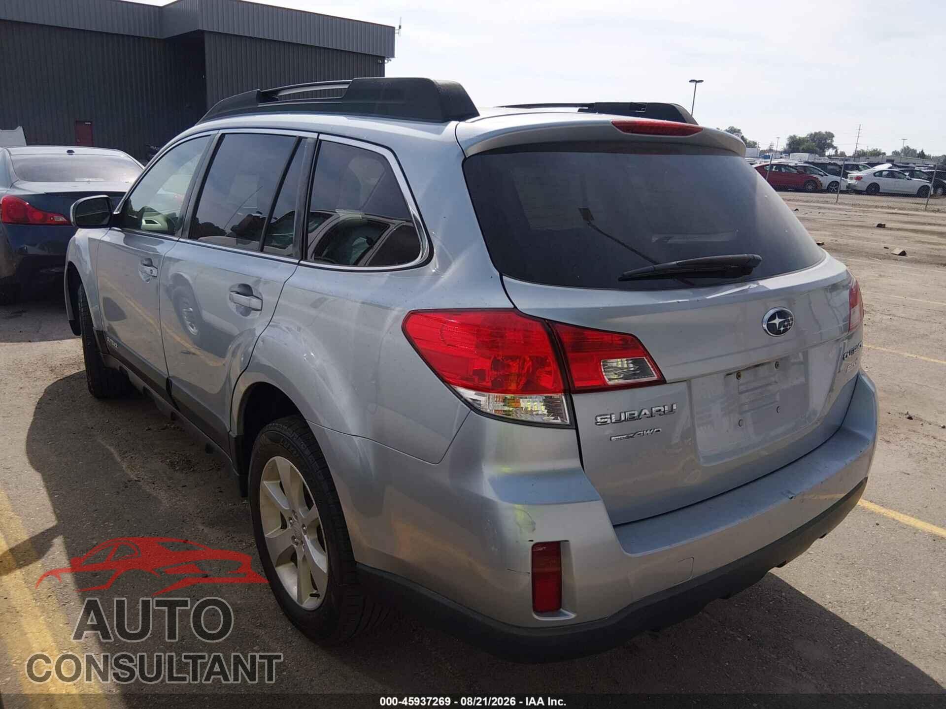 SUBARU OUTBACK 2013 - 4S4BRBCC5D3276867