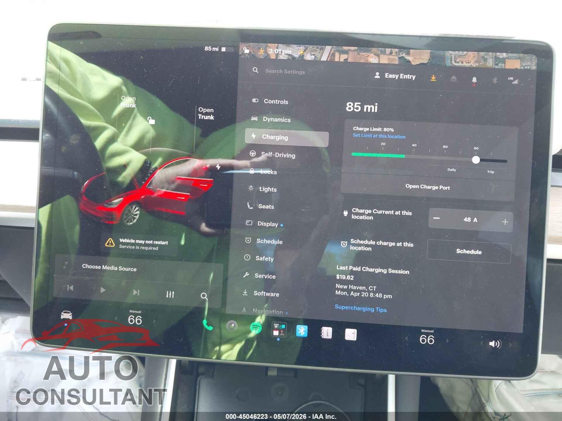 TESLA MODEL 3 2018 - 5YJ3E1EB2JF133361
