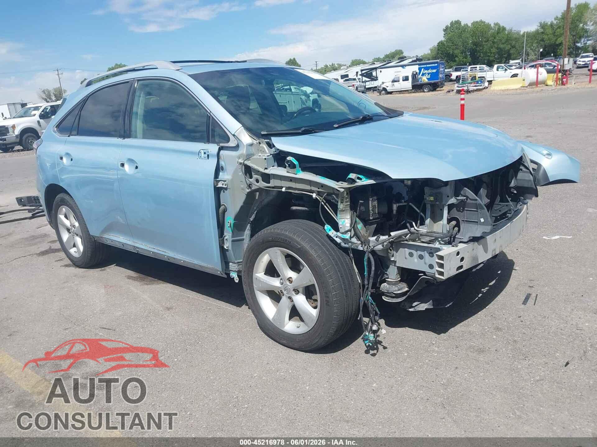 LEXUS RX 350 2010 - 2T2BK1BA1AC031727