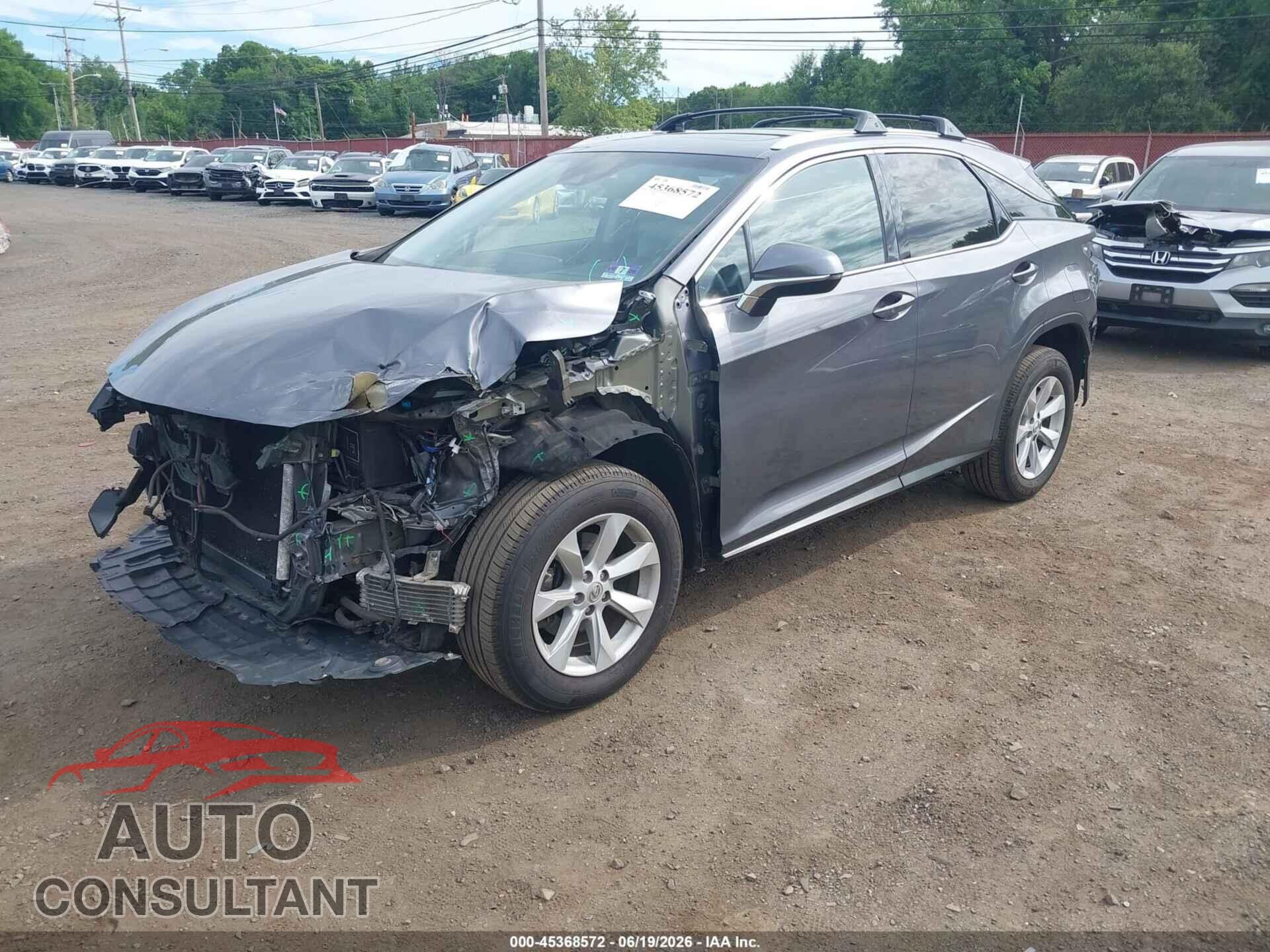 LEXUS RX 350 2017 - 2T2BZMCA4HC096786