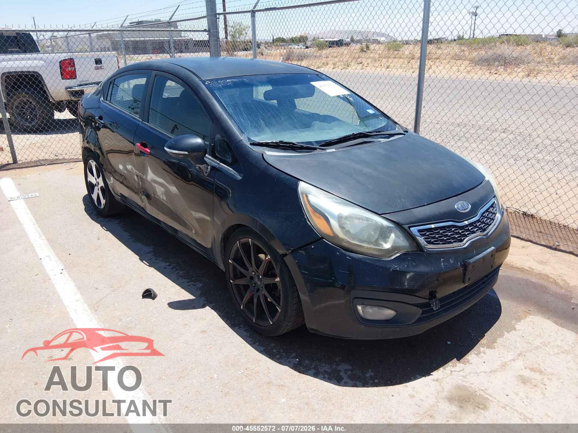 KIA RIO 2012 - KNADN4A37C6084965