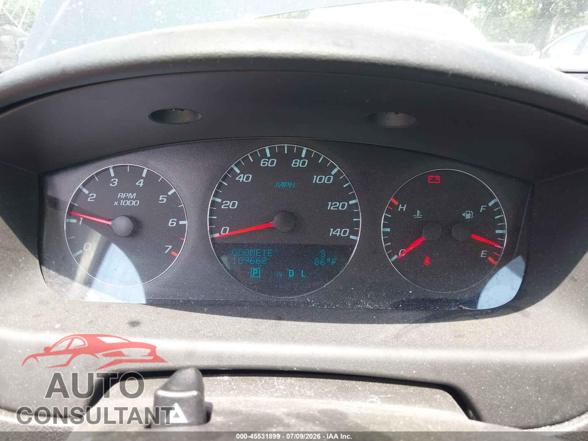 CHEVROLET IMPALA 2013 - 2G1WG5E34D1256246