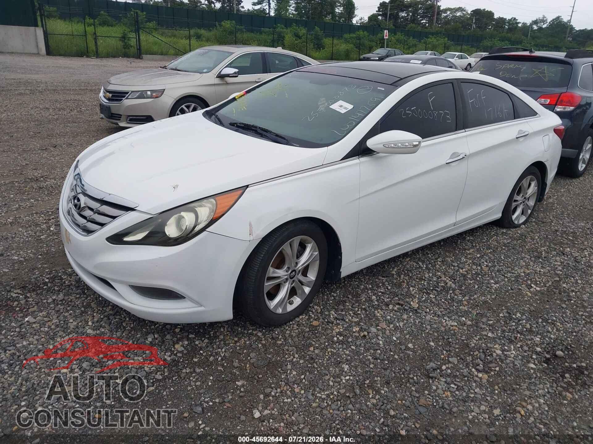 HYUNDAI SONATA 2013 - 5NPEC4AC2DH694373