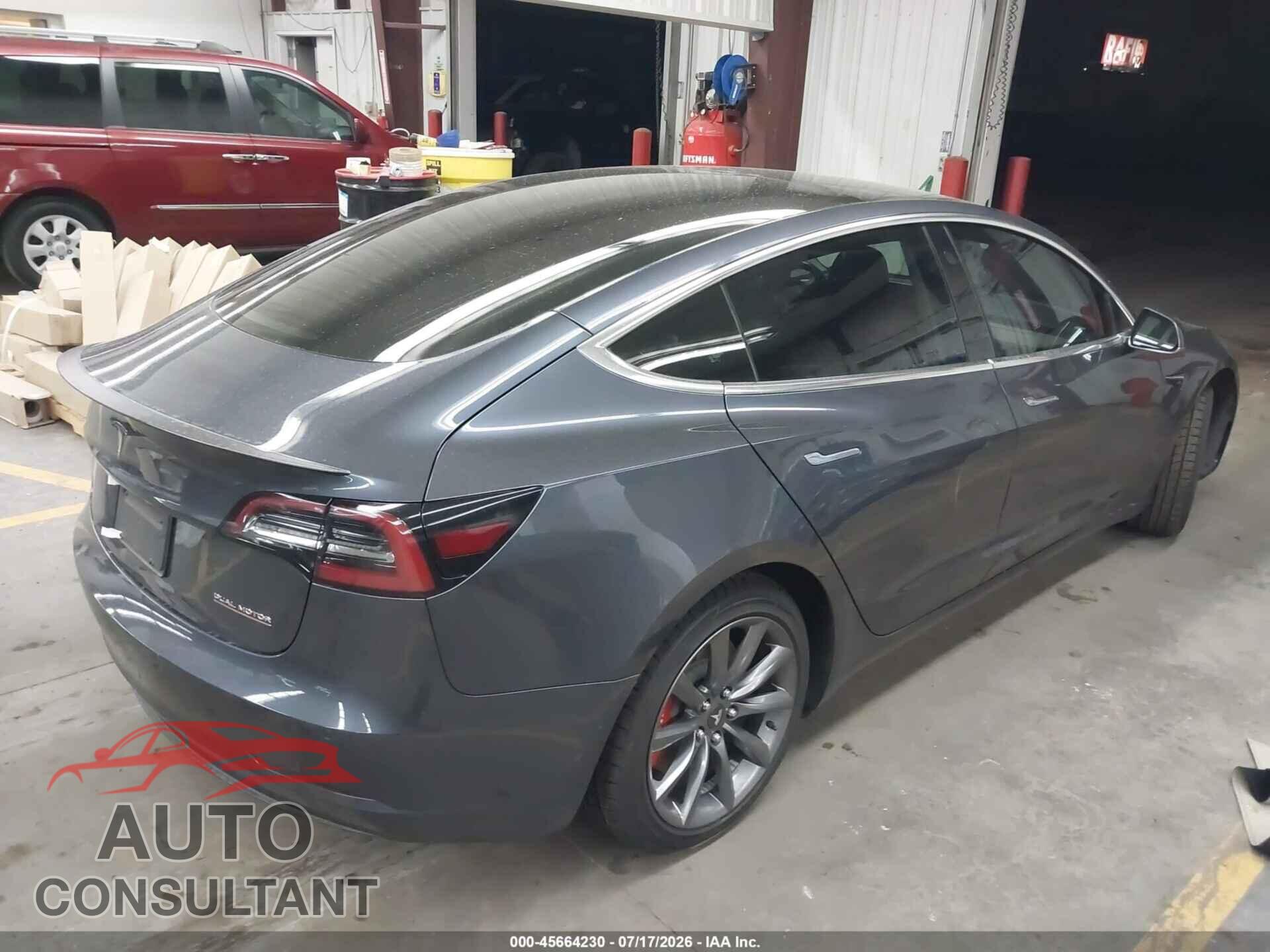 TESLA MODEL 3 2019 - 5YJ3E1EB7KF413536
