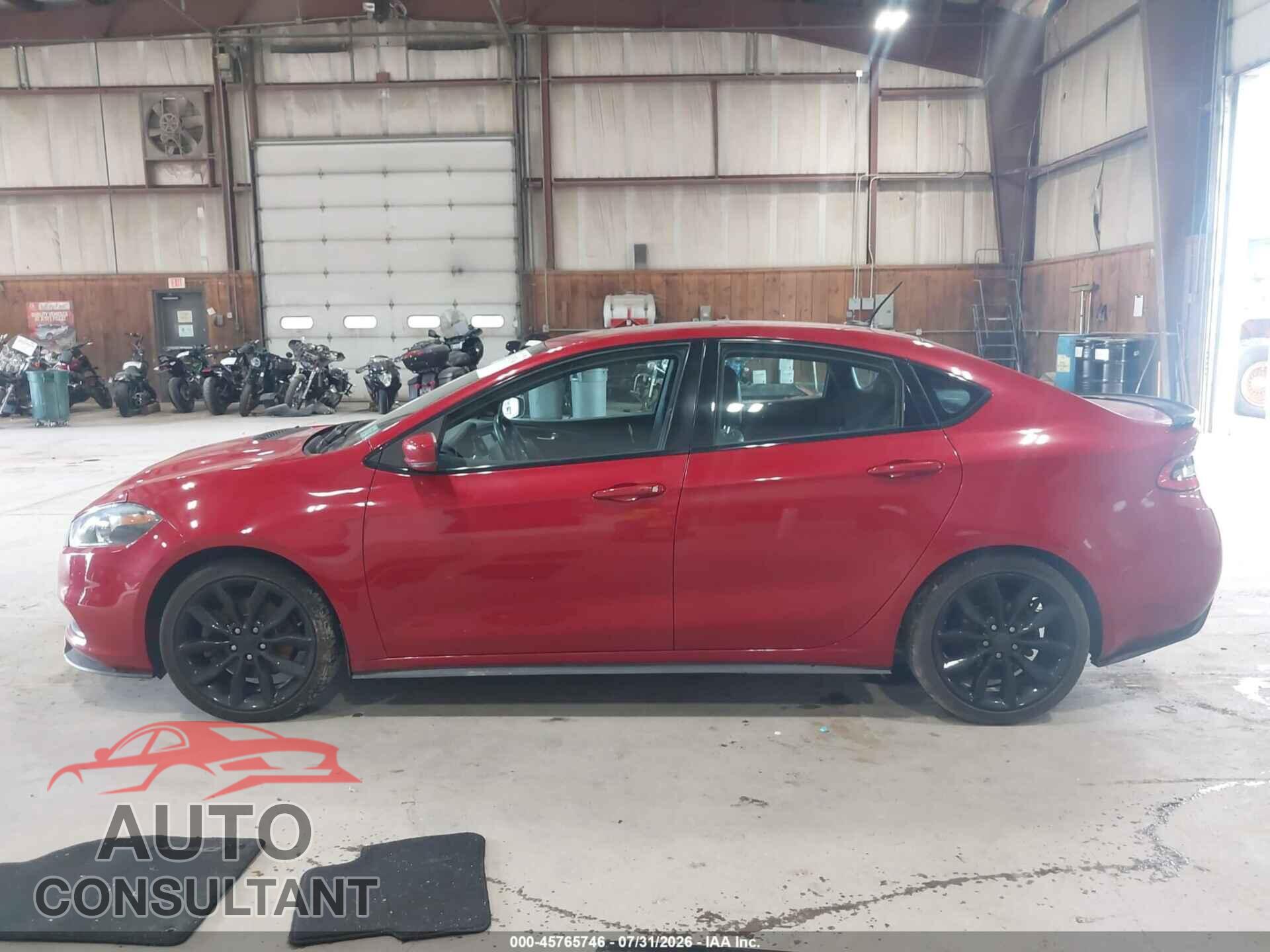 DODGE DART 2016 - 1C3CDFEBXGD685145