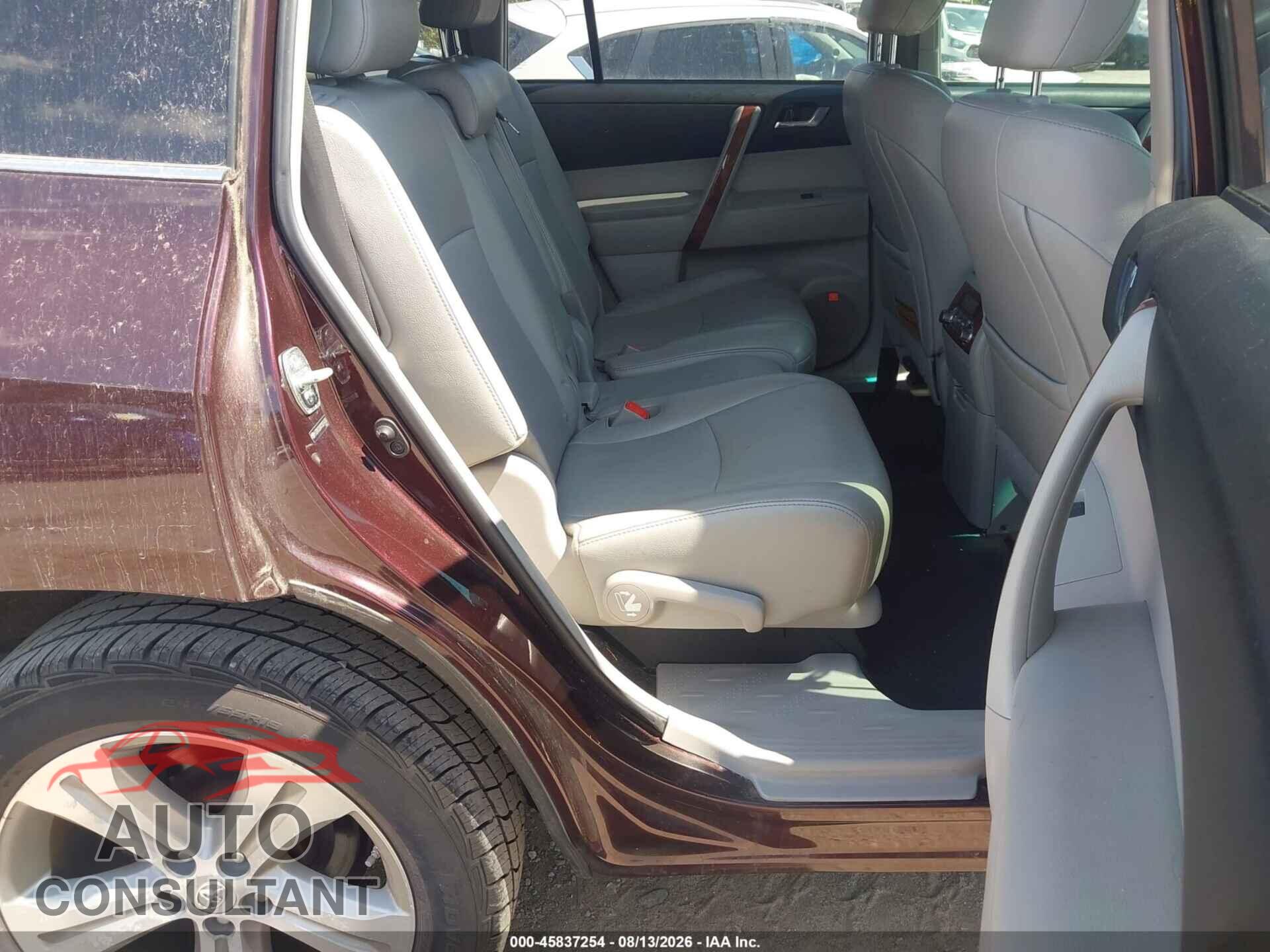 TOYOTA HIGHLANDER 2012 - 5TDYK3EH7CS074787