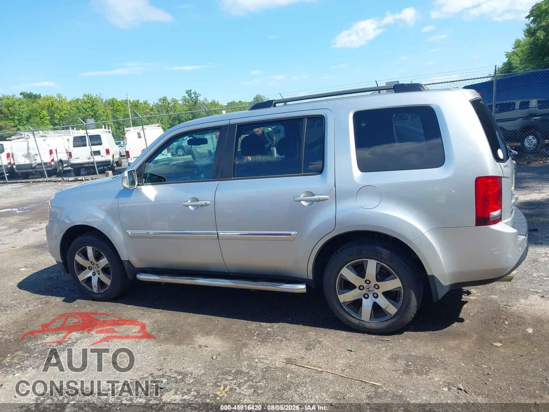 HONDA PILOT 2013 - 5FNYF4H91DB048402