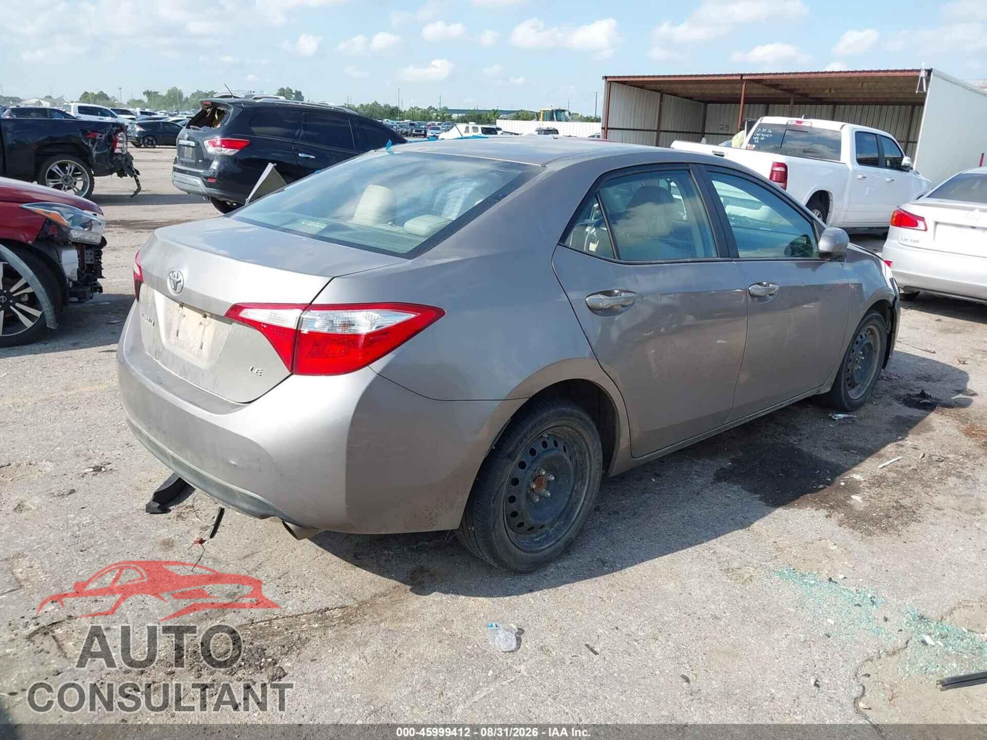 TOYOTA COROLLA 2015 - 5YFBURHE6FP291393