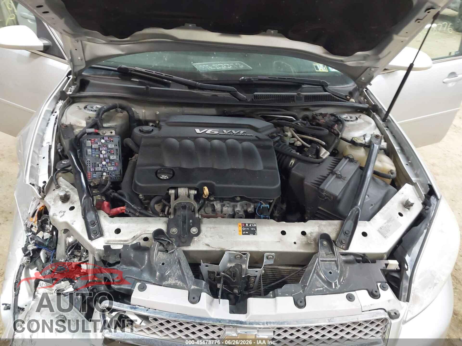 CHEVROLET IMPALA 2012 - 2G1WG5E37C1245708