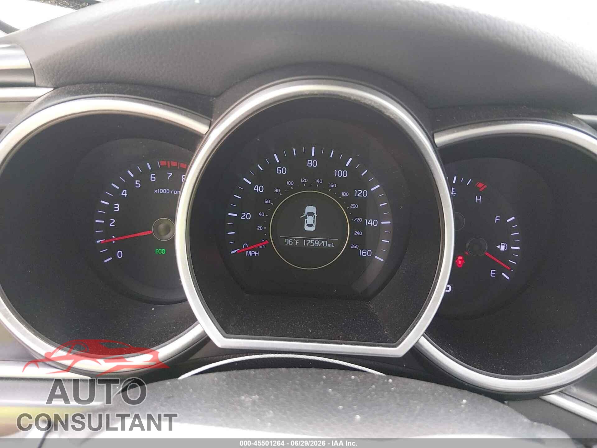 KIA OPTIMA 2015 - KNAGM4A79F5626872