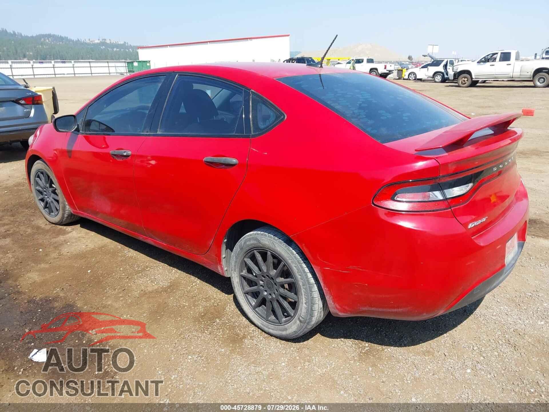 DODGE DART 2013 - 1C3CDFAA2DD245042