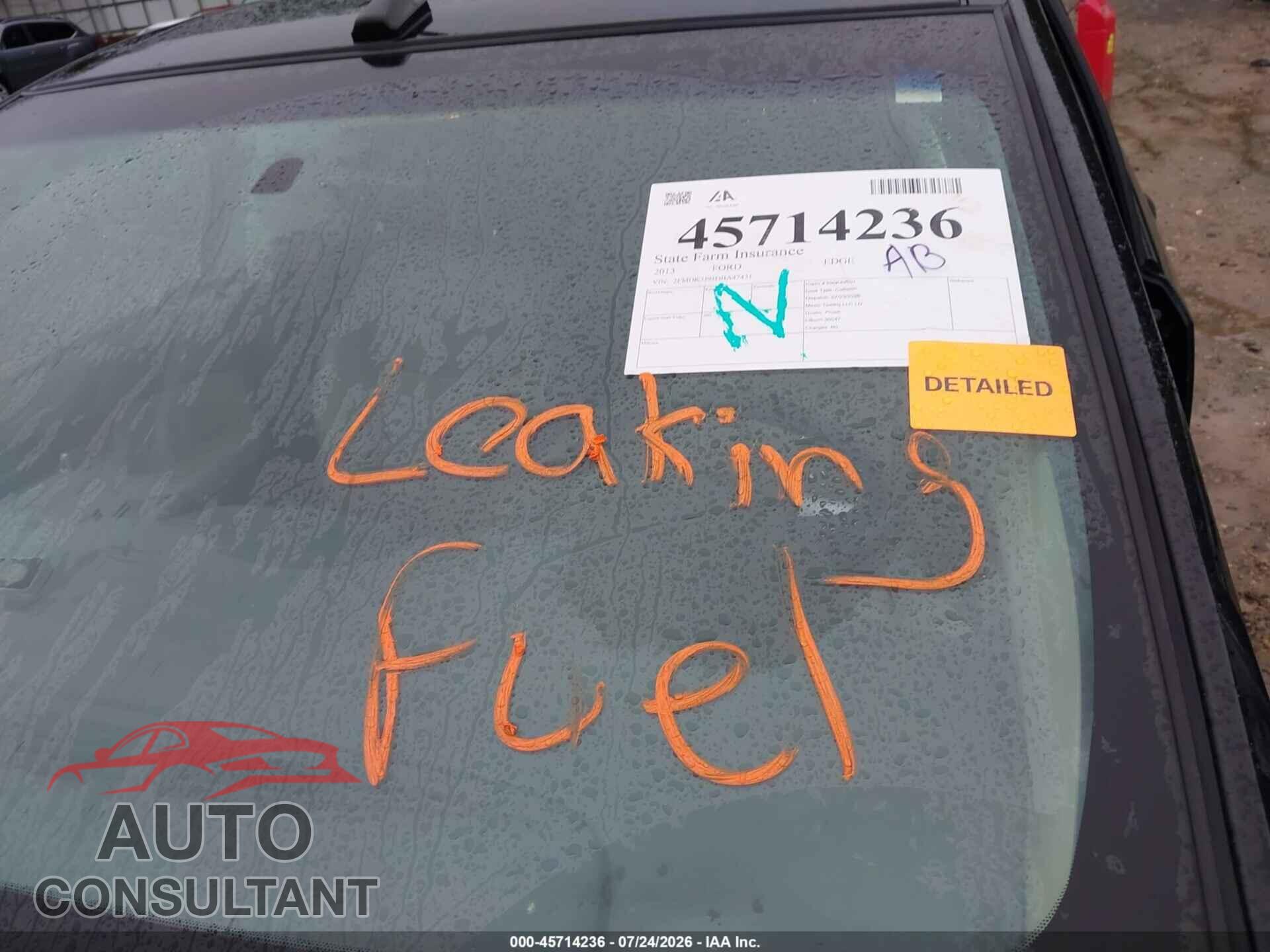 FORD EDGE 2013 - 2FMDK3J94DBA47431