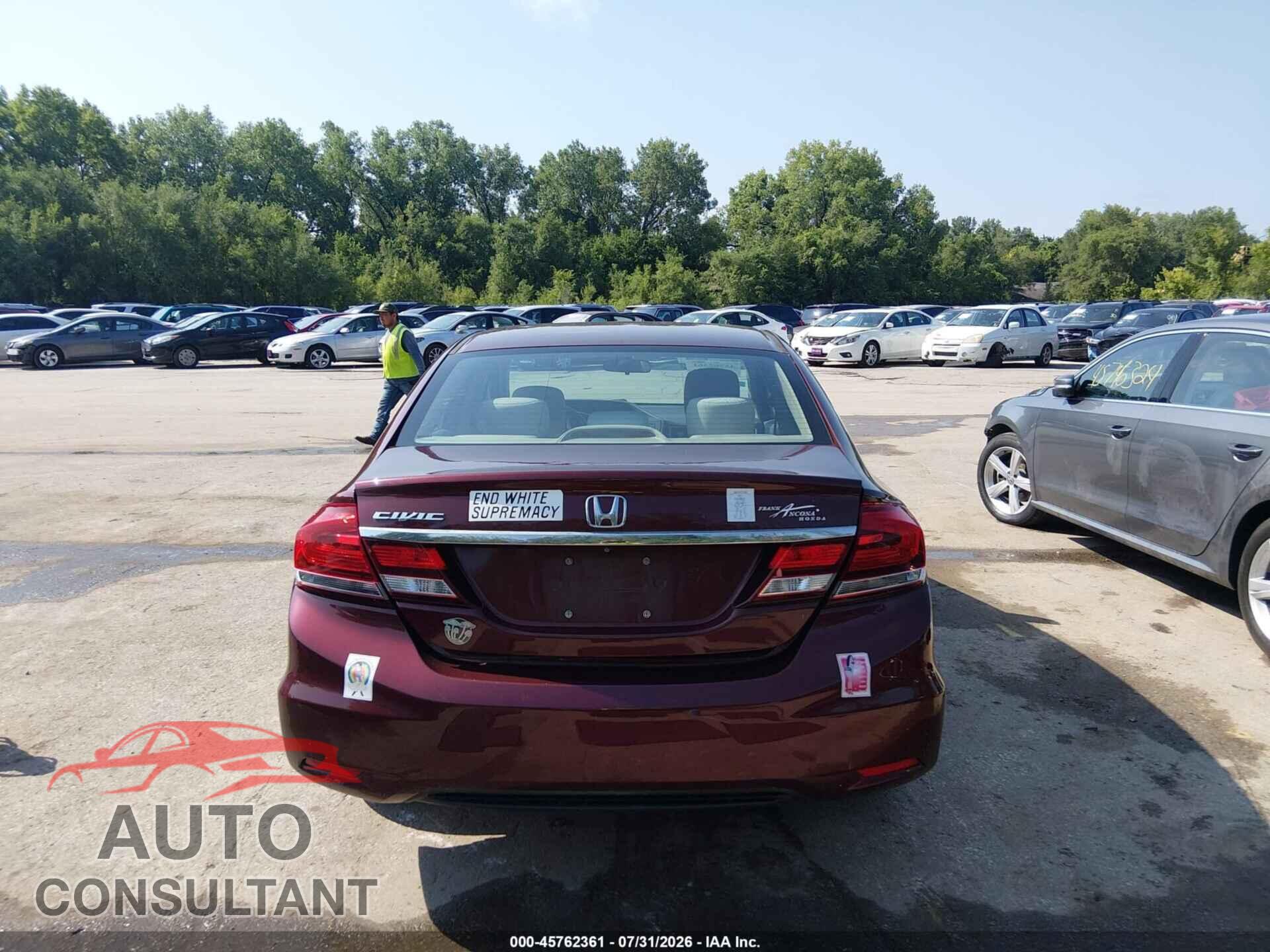 HONDA CIVIC 2014 - 19XFB2F56EE031819
