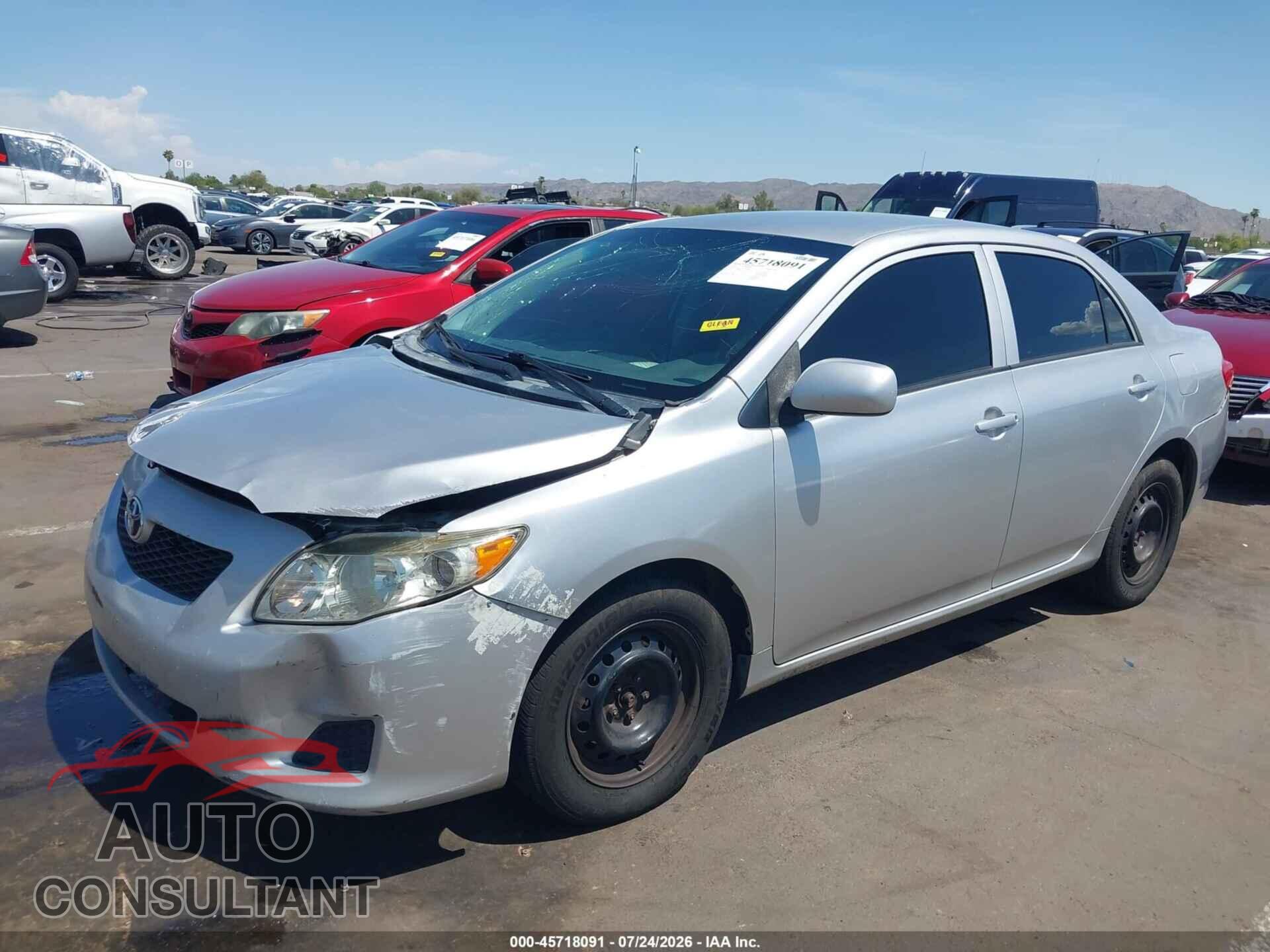 TOYOTA COROLLA 2010 - 2T1BU4EE5AC292406