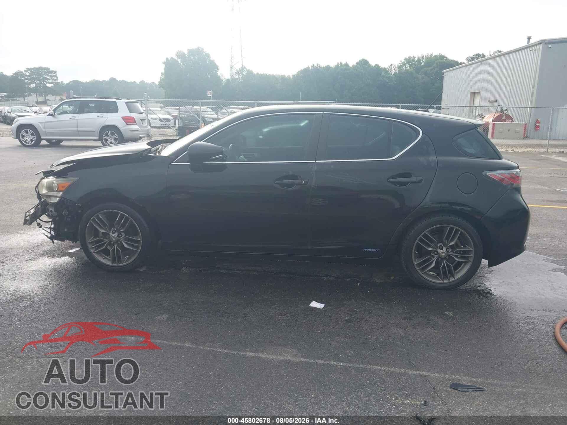 LEXUS CT 200H 2012 - JTHKD5BH2C2062777