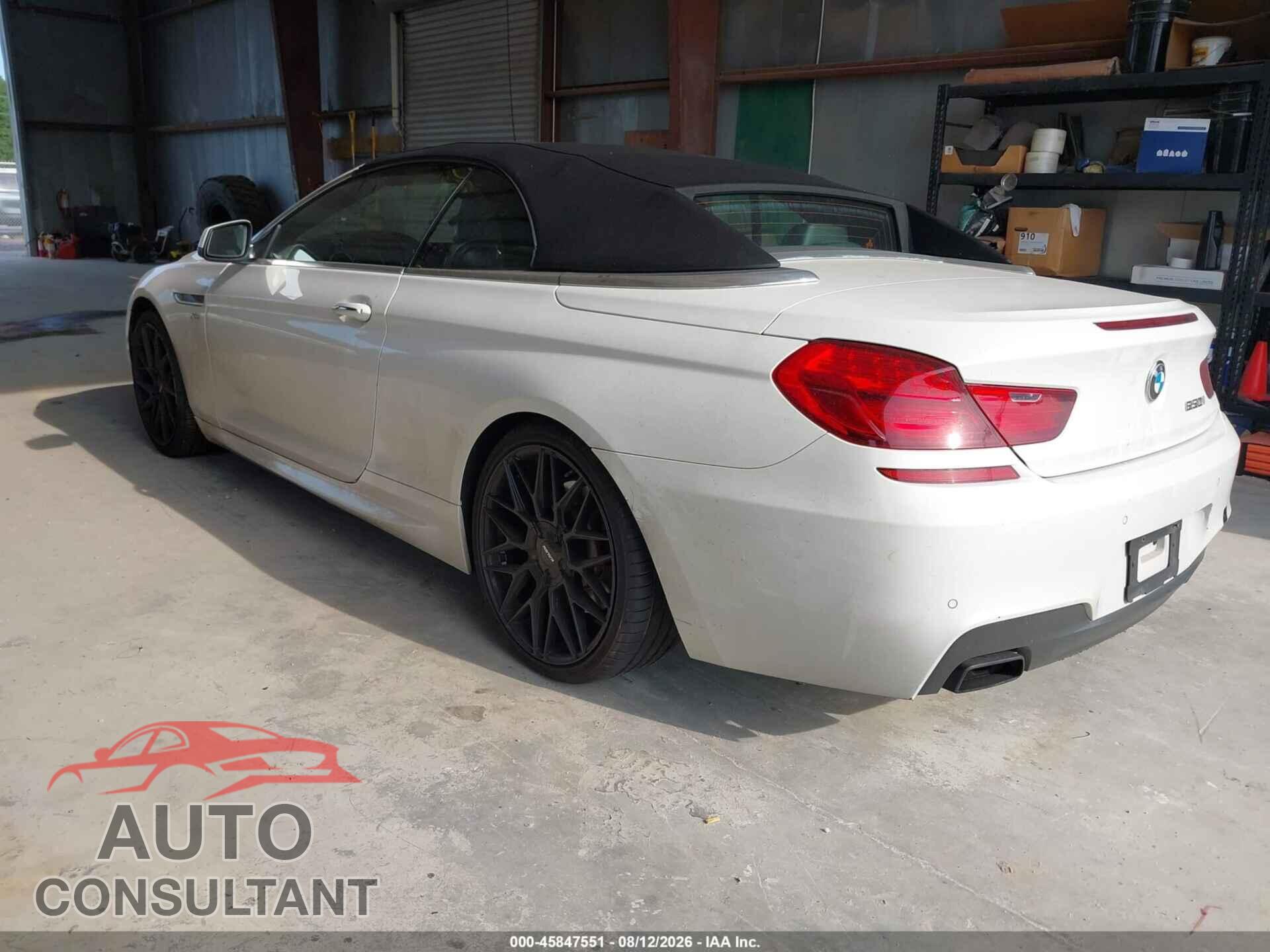 BMW 650I 2012 - WBALZ5C5XCDX64505