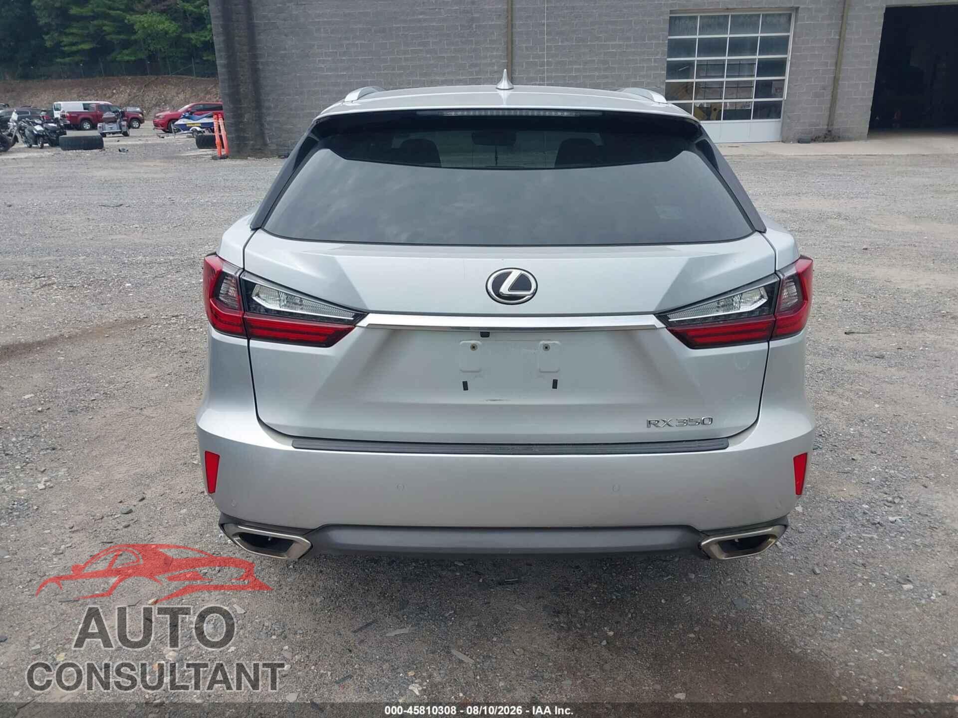 LEXUS RX 350 2016 - 2T2BZMCA1GC010252