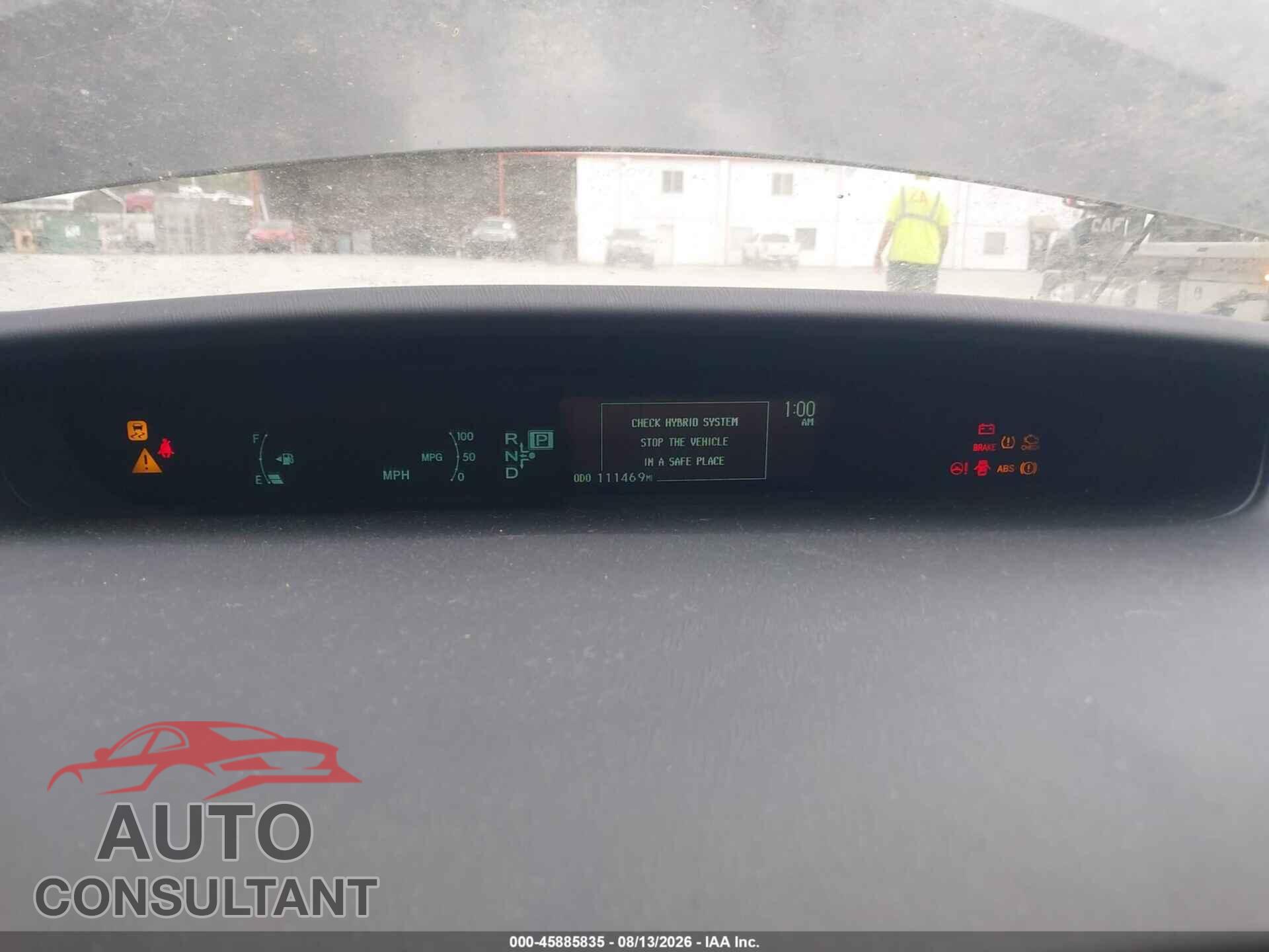 TOYOTA PRIUS 2012 - JTDKN3DU6C5425366