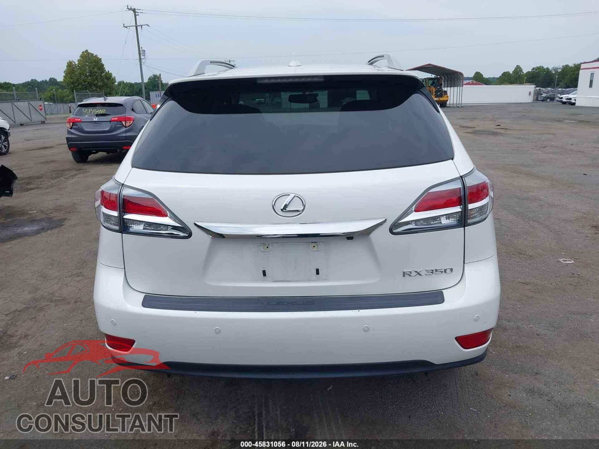 LEXUS RX 350 2015 - 2T2BK1BA4FC313142