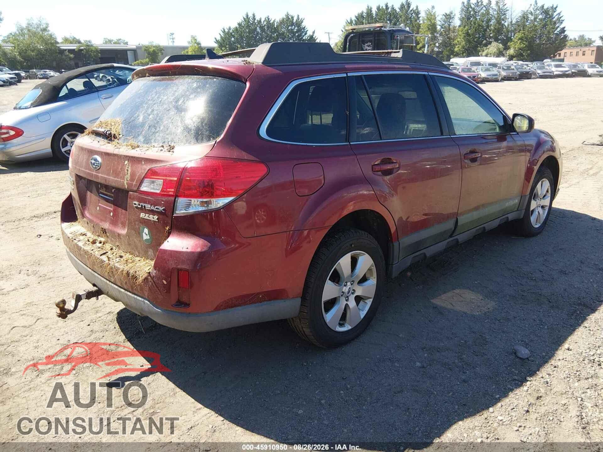 SUBARU OUTBACK 2012 - 4S4BRBKC2C3255572