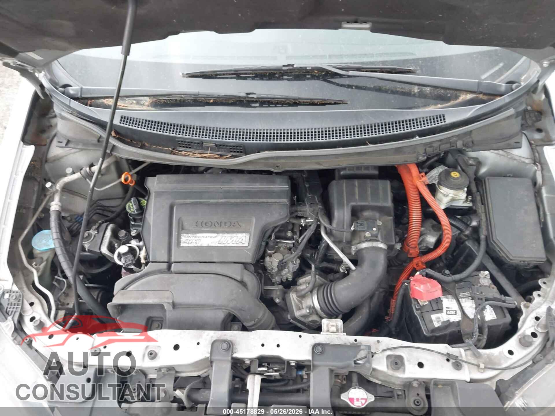 HONDA CIVIC HYBRID 2012 - JHMFB4F33CS010395