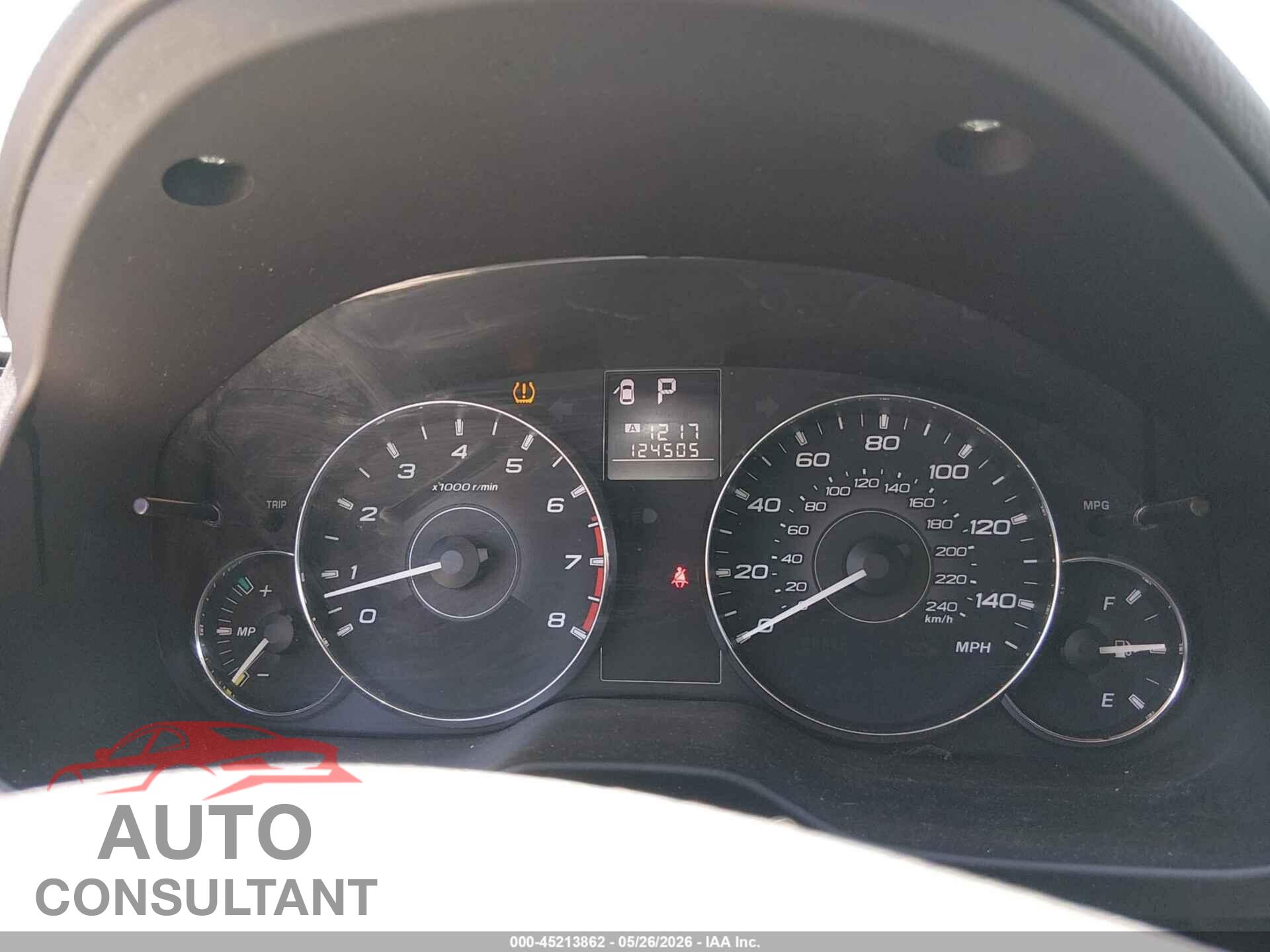SUBARU OUTBACK 2012 - 4S4BRBKC9C3243614