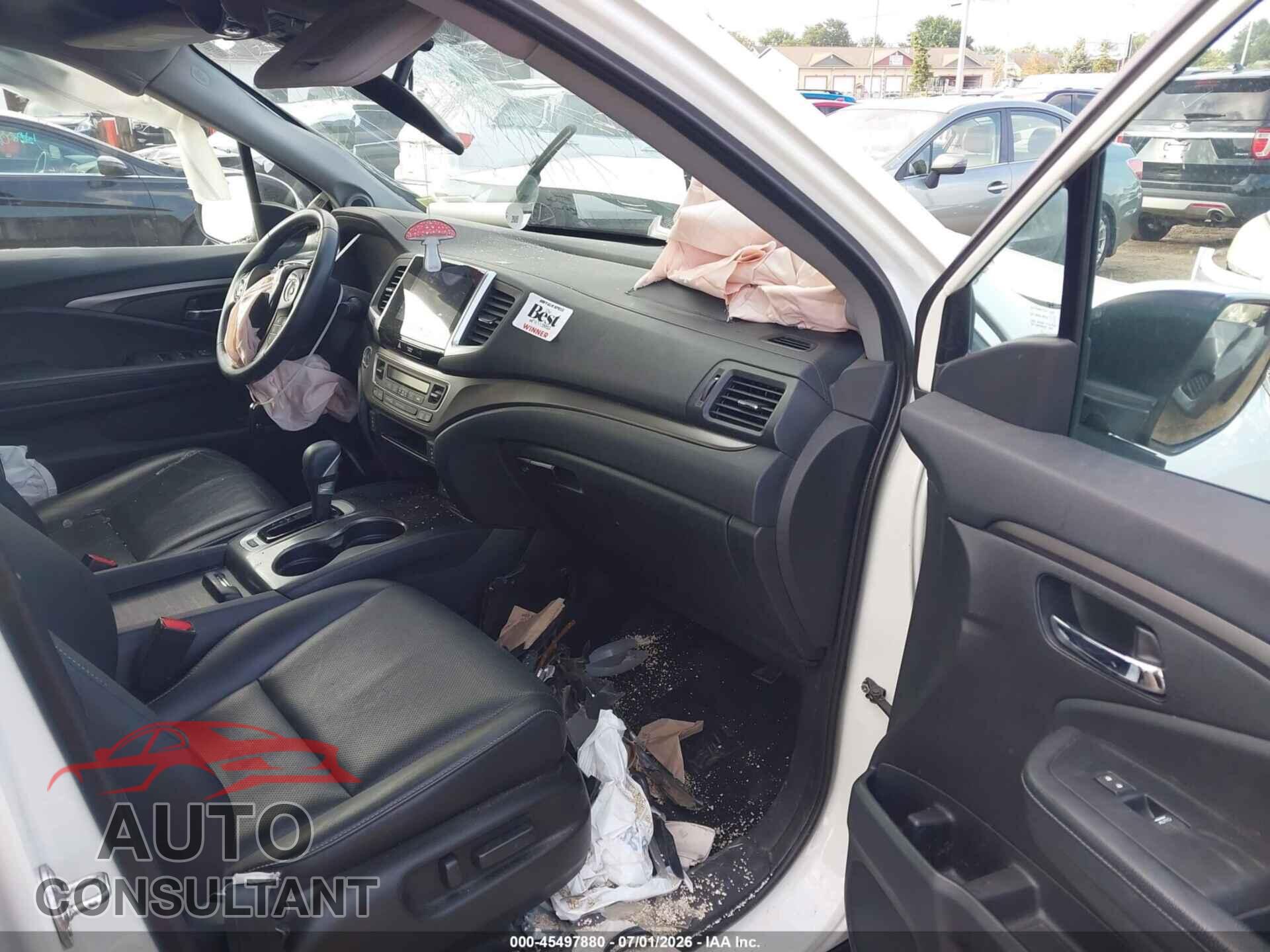 HONDA RIDGELINE 2019 - 5FPYK2F68KB001784