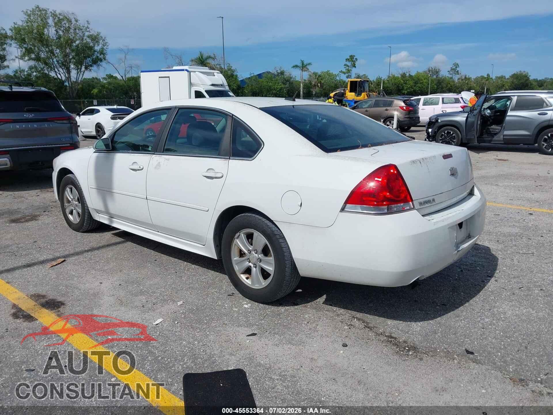 CHEVROLET IMPALA 2013 - 2G1WF5E39D1133447