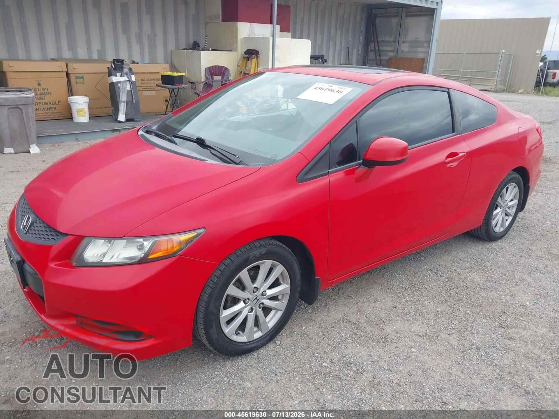 HONDA CIVIC 2012 - 2HGFG3B85CH552220