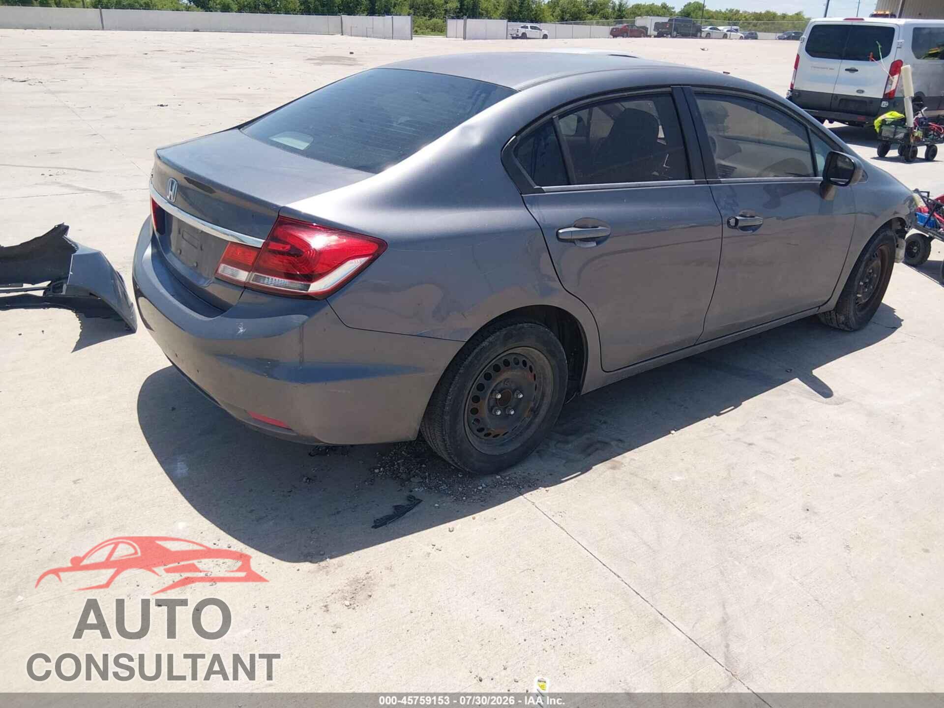 HONDA CIVIC 2014 - 19XFB2F51EE204758