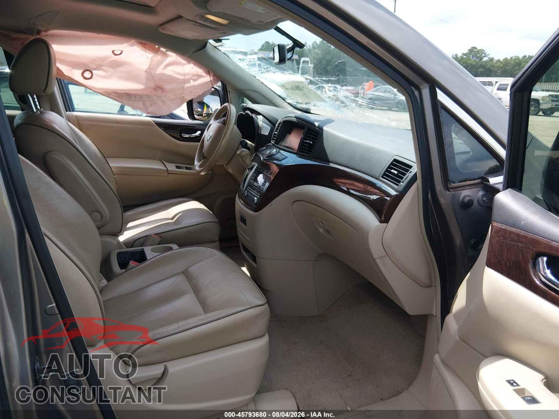 NISSAN QUEST 2015 - JN8AE2KP9F9123784