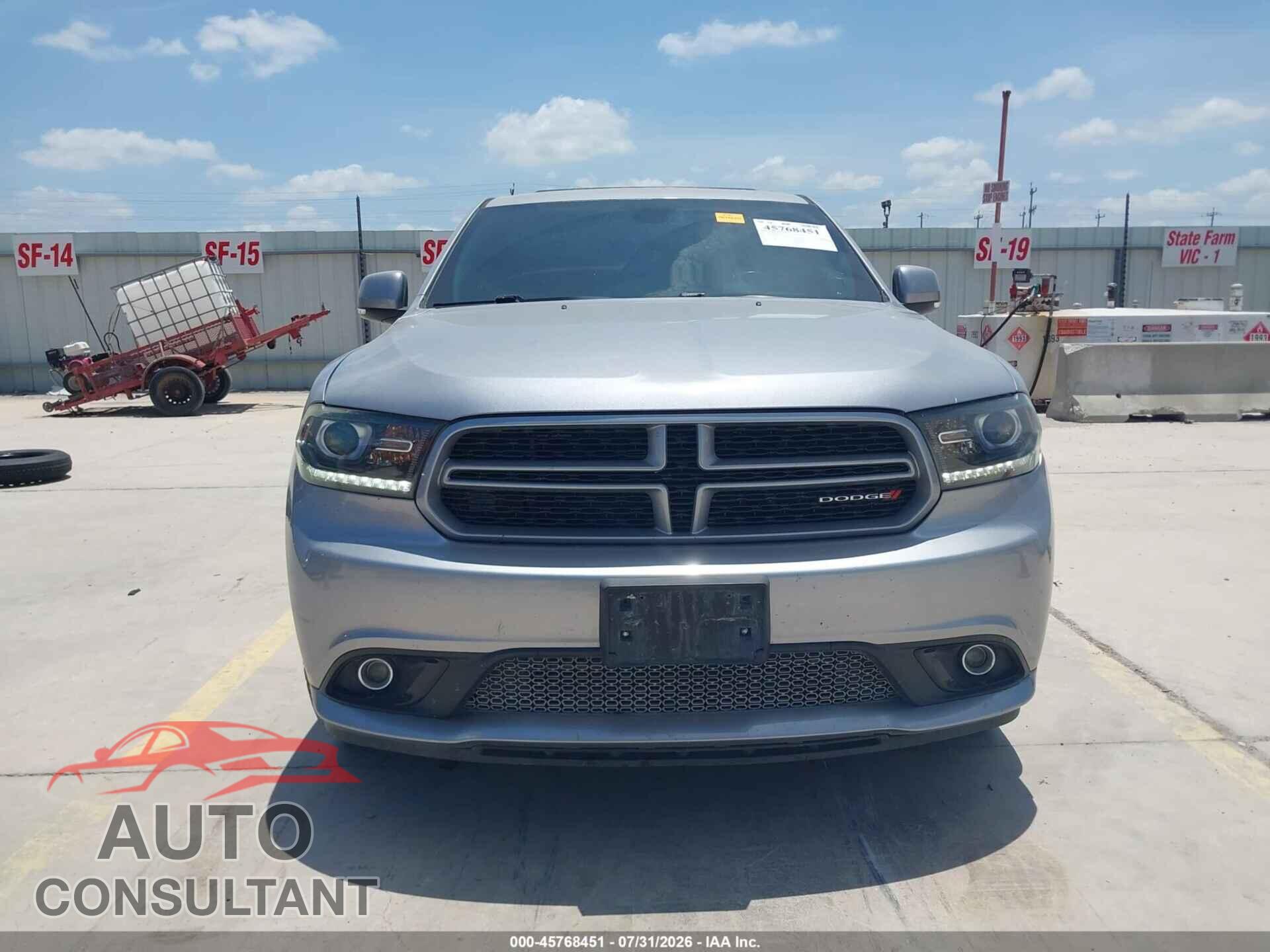 DODGE DURANGO 2017 - 1C4RDHDG2HC724137