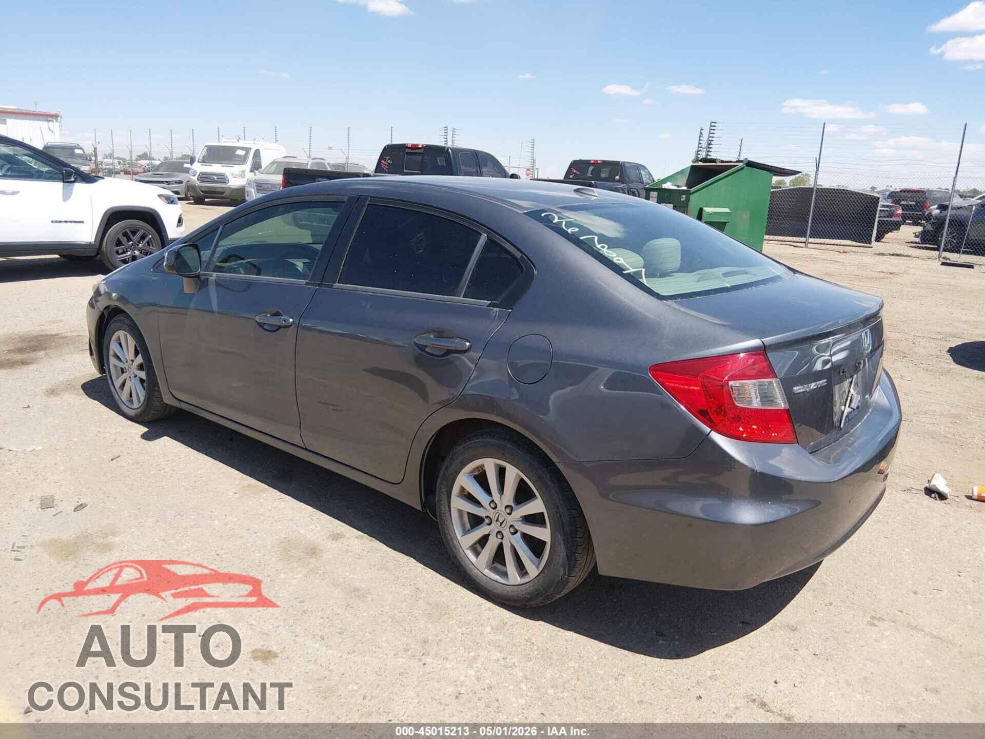HONDA CIVIC 2012 - 19XFB2F83CE315187