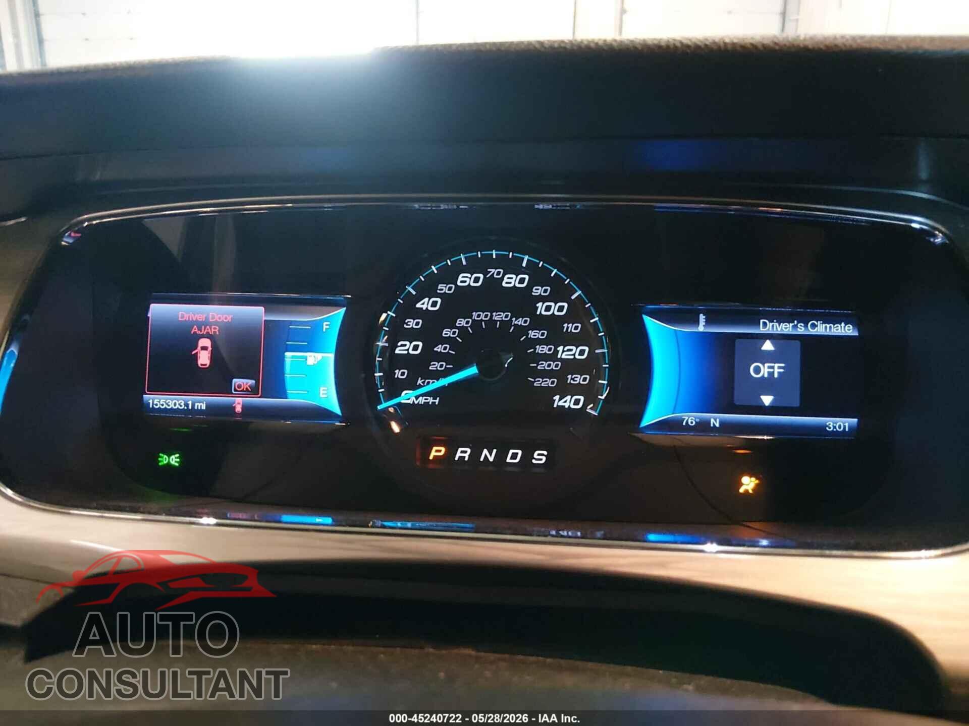 FORD TAURUS 2013 - 1FAHP2E84DG161527
