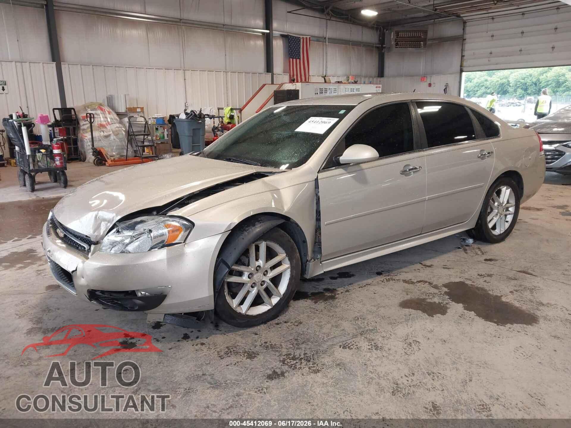 CHEVROLET IMPALA 2012 - 2G1WC5E38C1294069