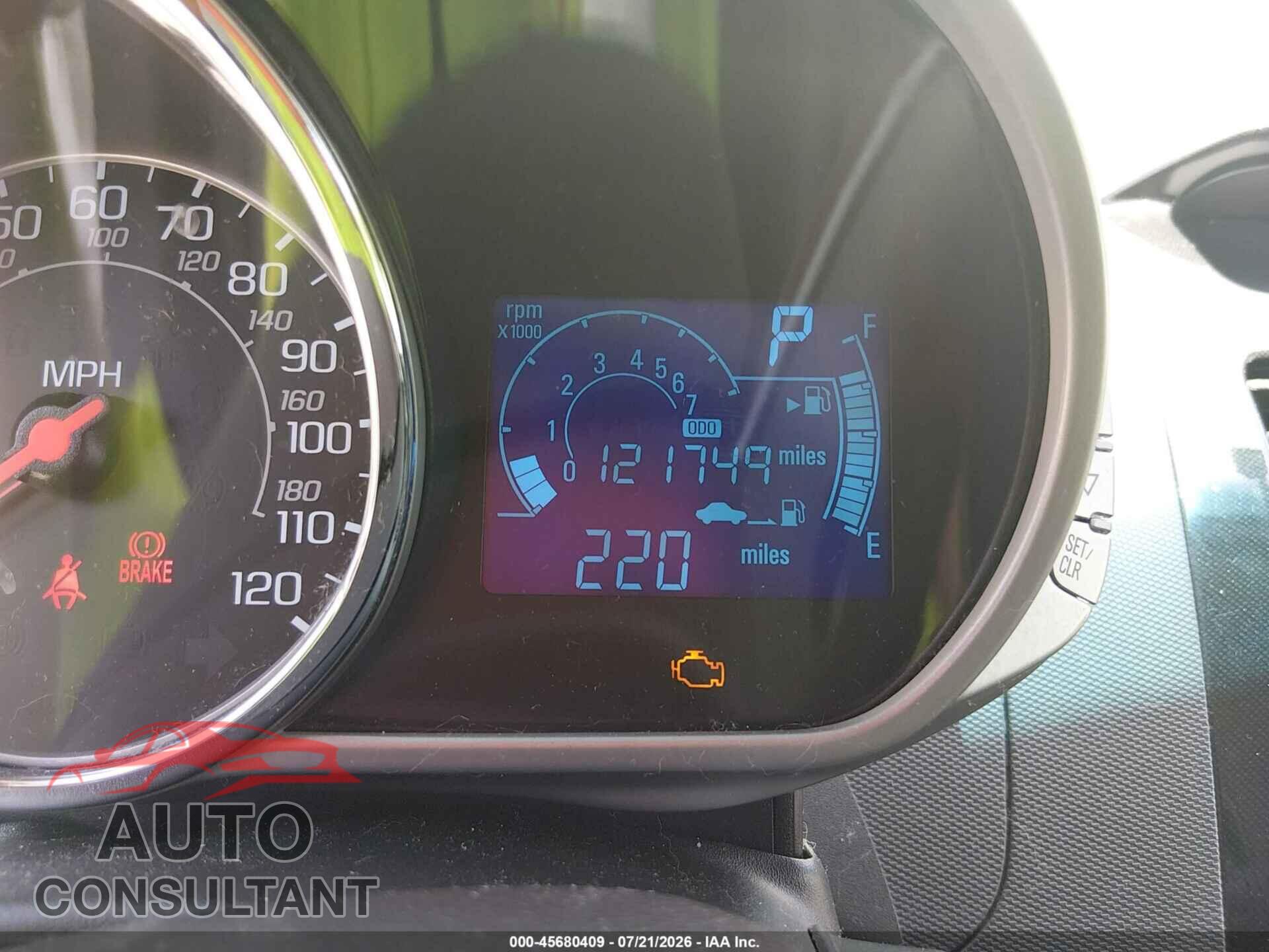 CHEVROLET SPARK 2013 - KL8CD6S92DC538194